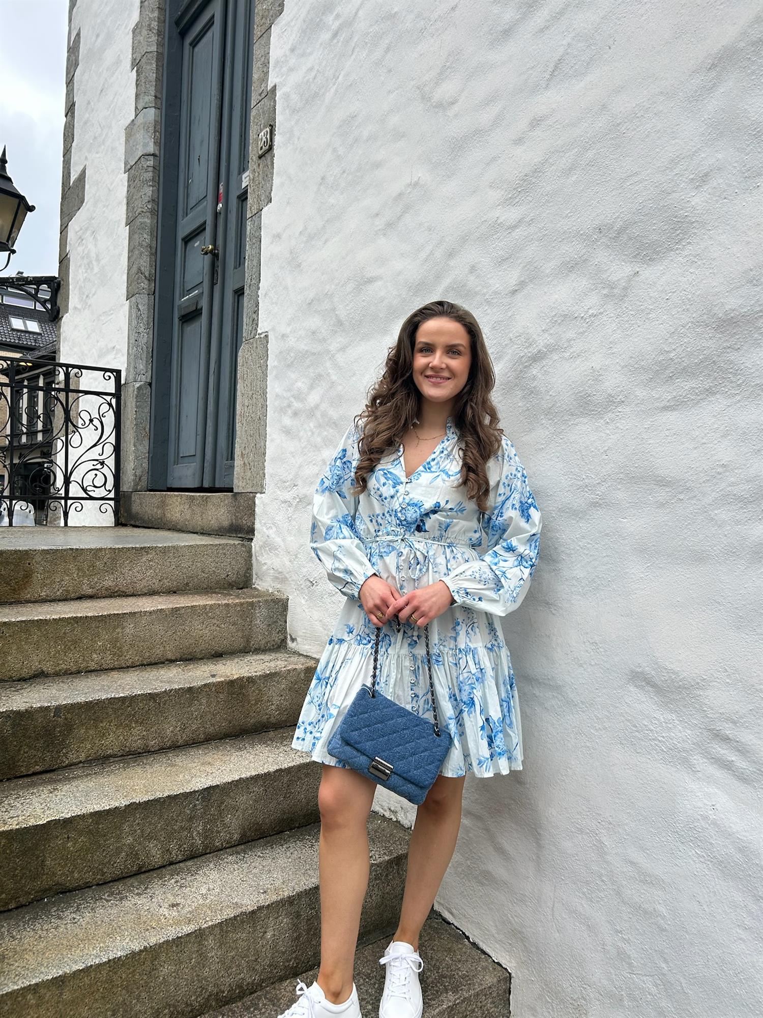 Alia Dress Blue Bloom