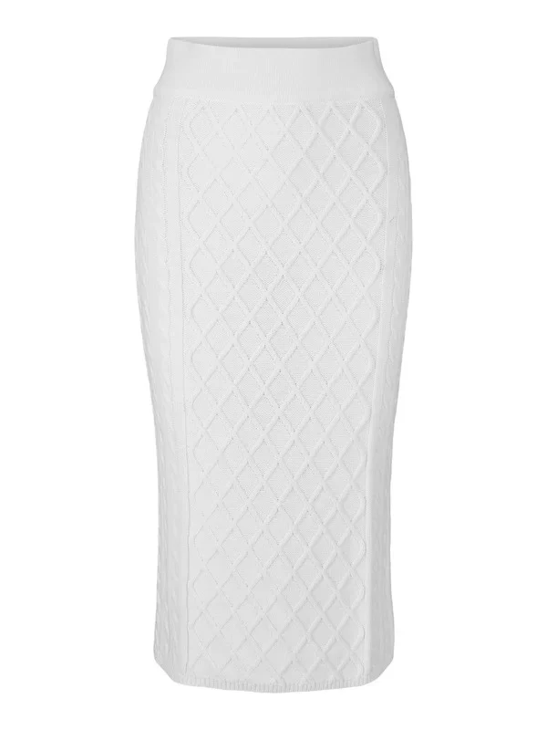 Helly Cotton Skirt White