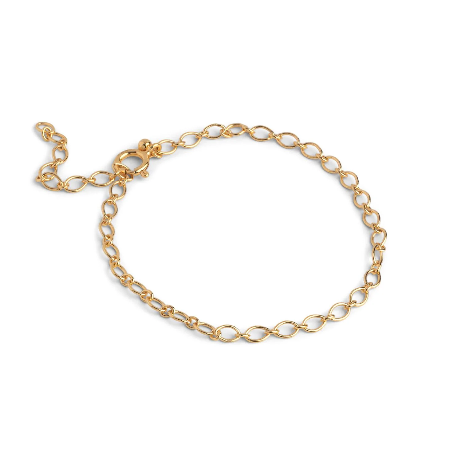 Bracelet, Simple Charm 925S/Gp