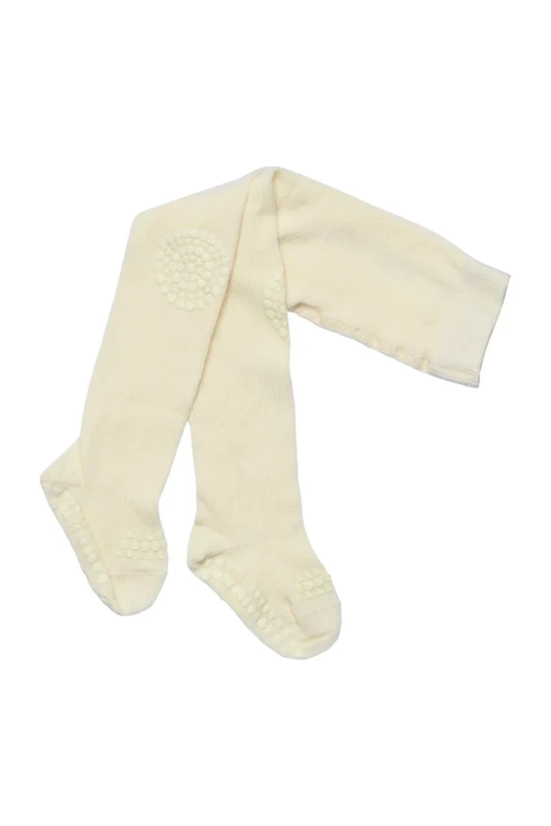 Crawling Tights - Merino Wool  Snow Flake