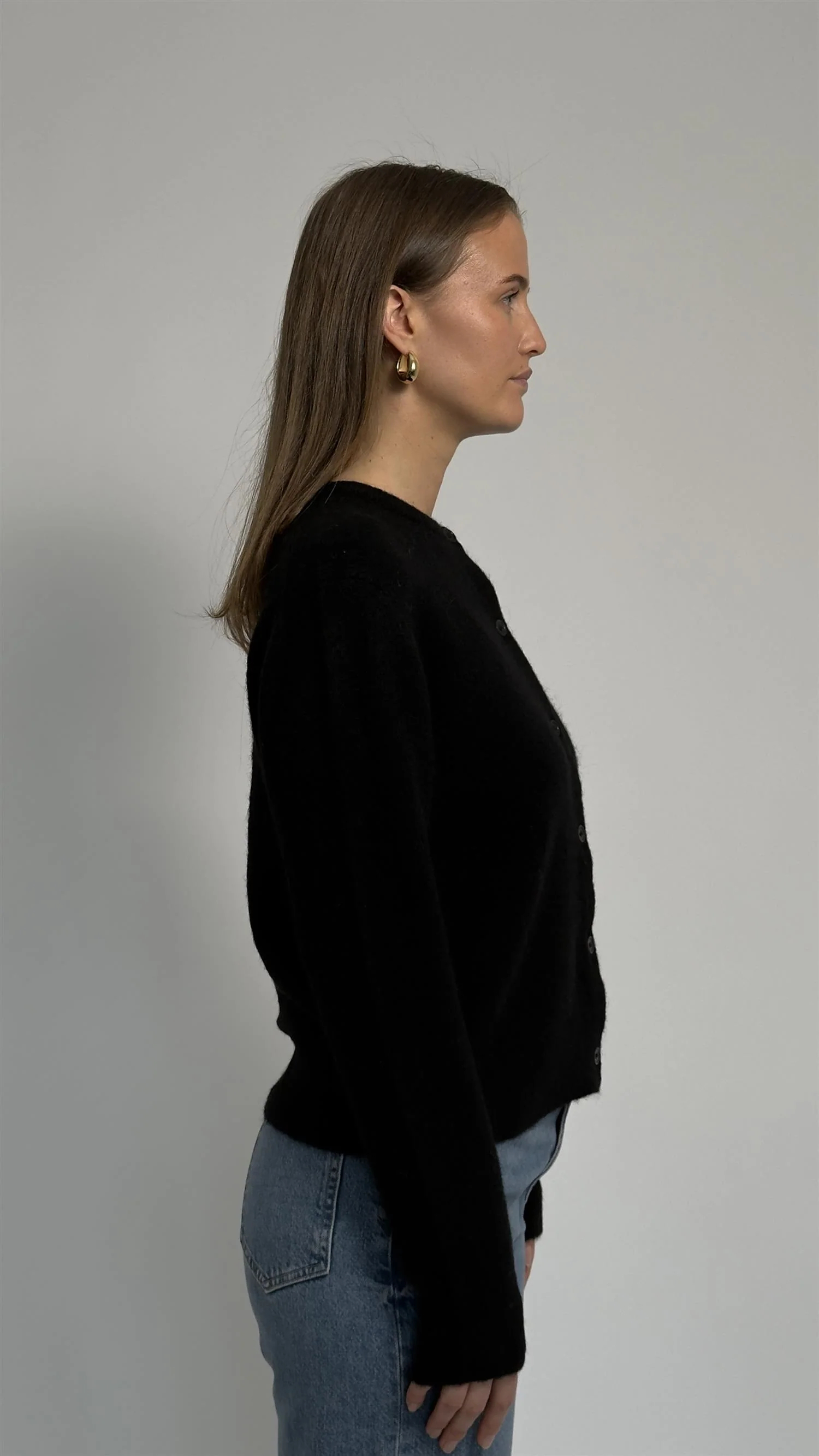 Nor short cardigan 7355 Black - Image 3