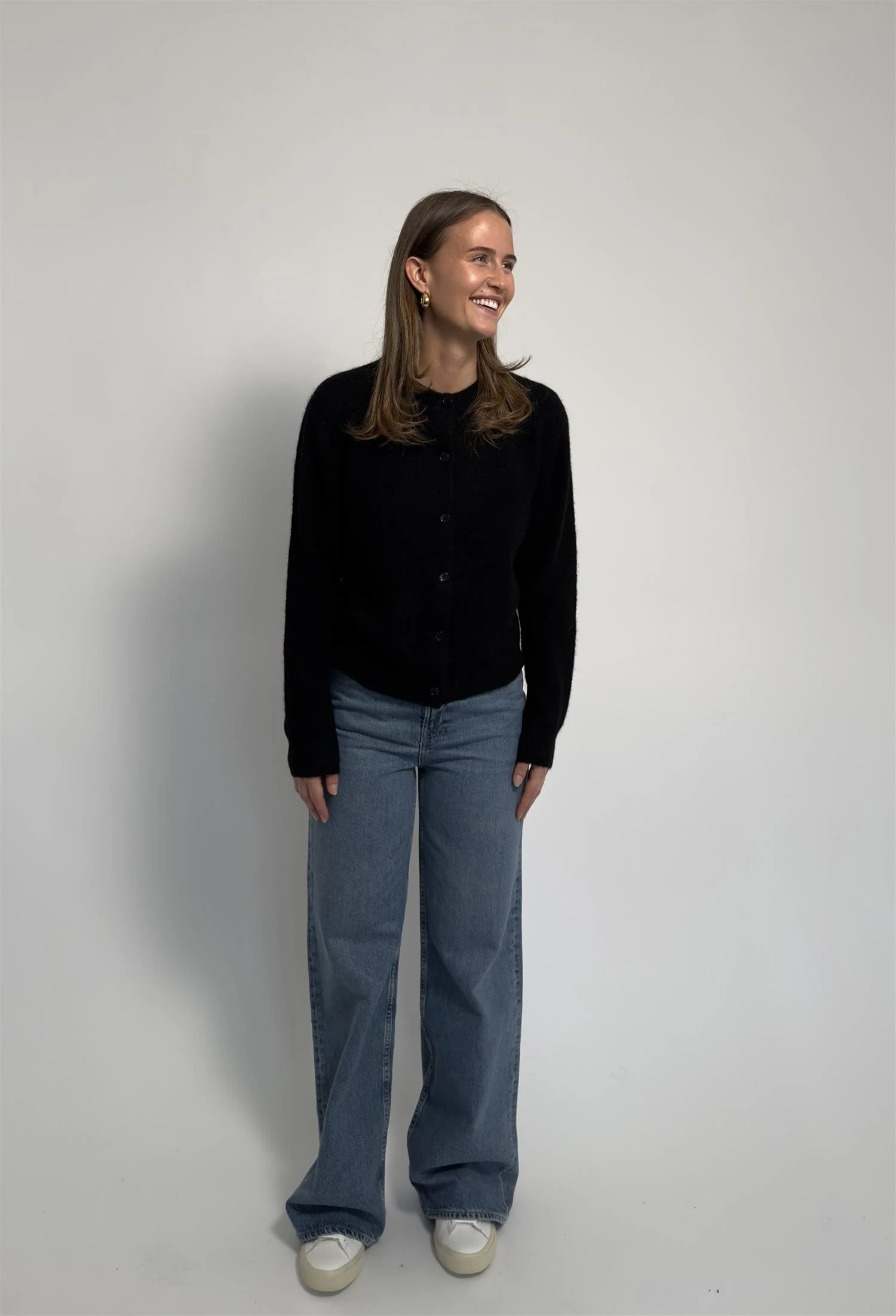 Nor short cardigan 7355 Black - Image 6