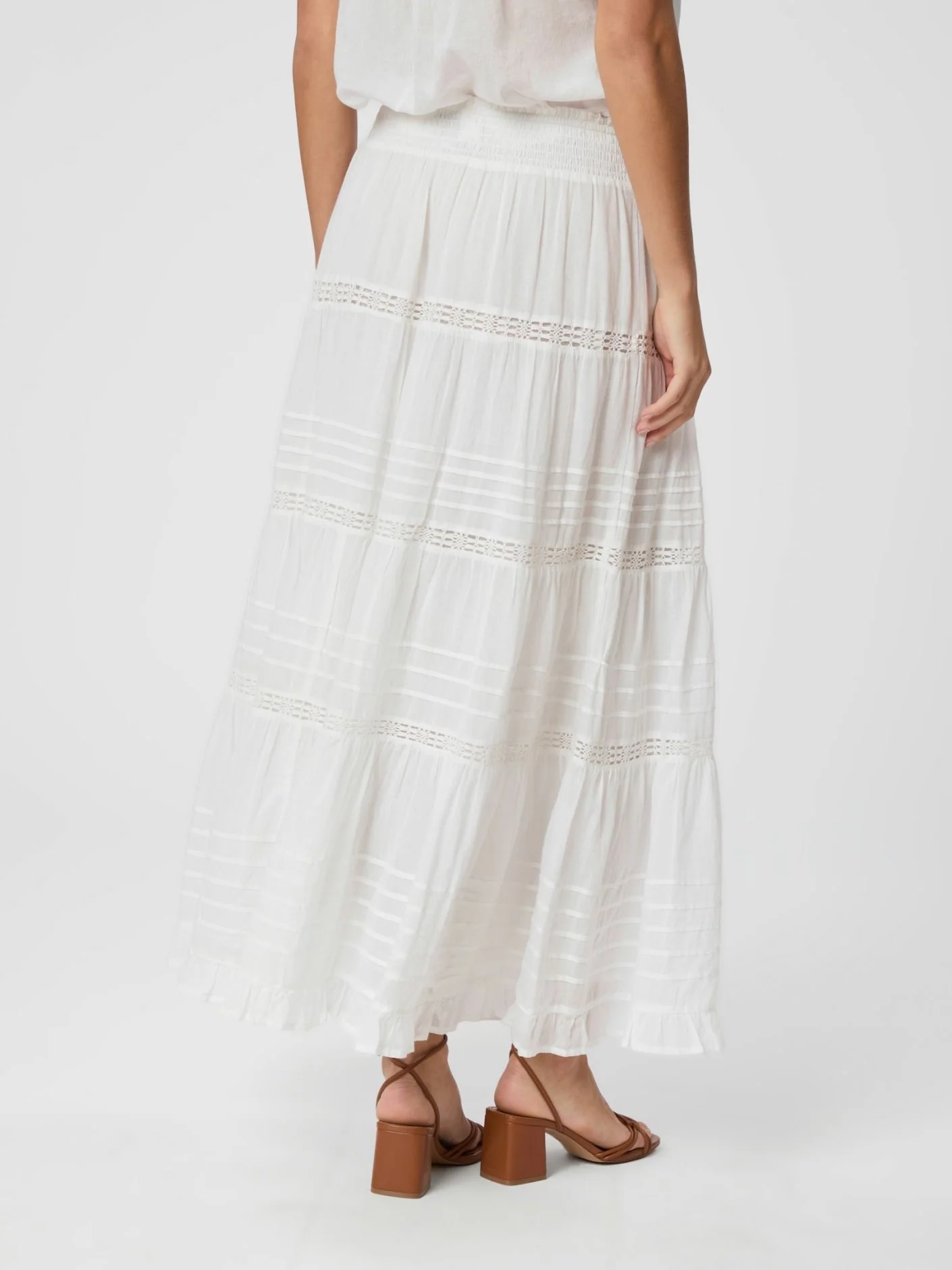 Felicia S Voile Skirt White - Image 2