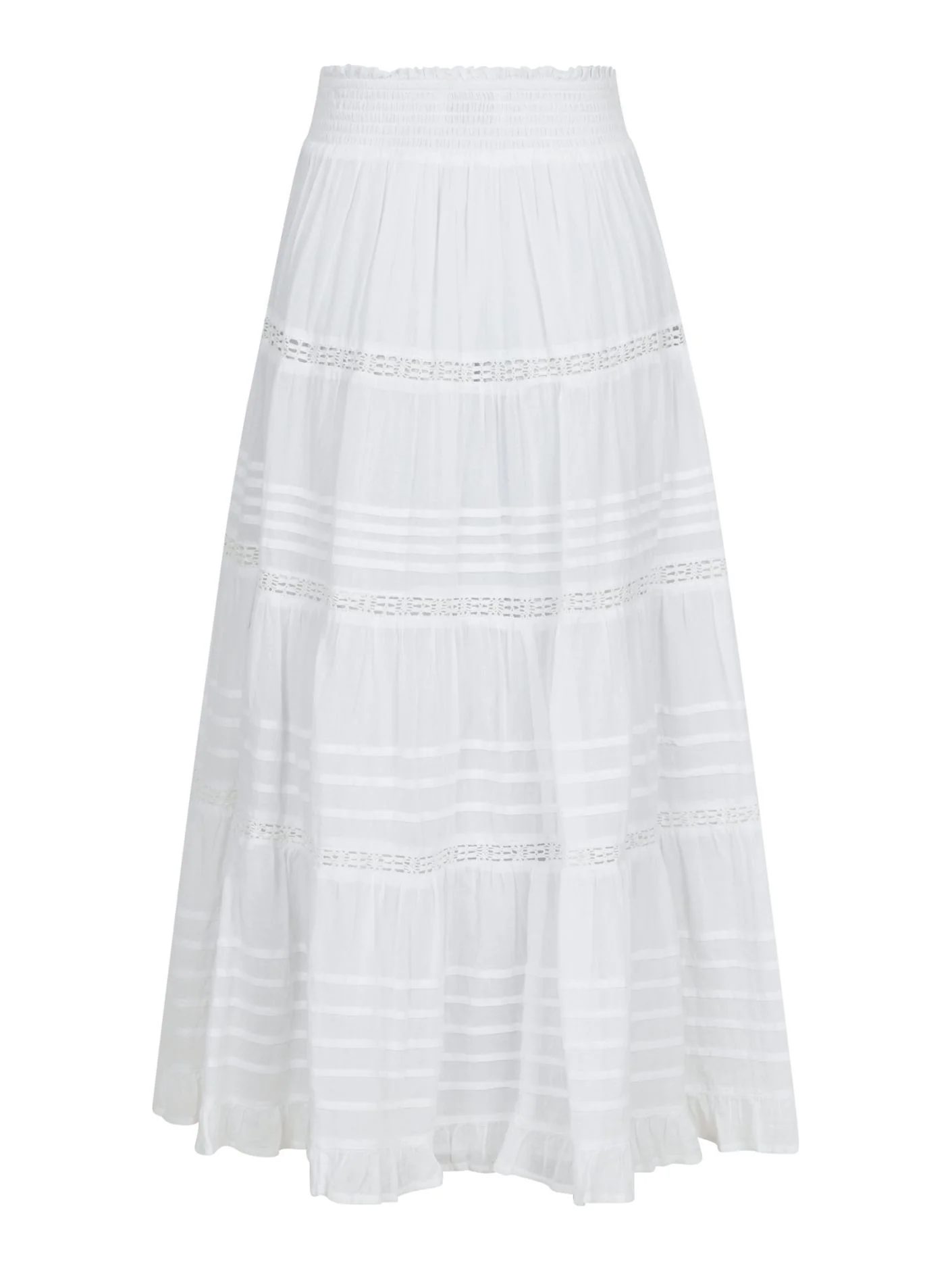 Felicia S Voile Skirt White - Image 6