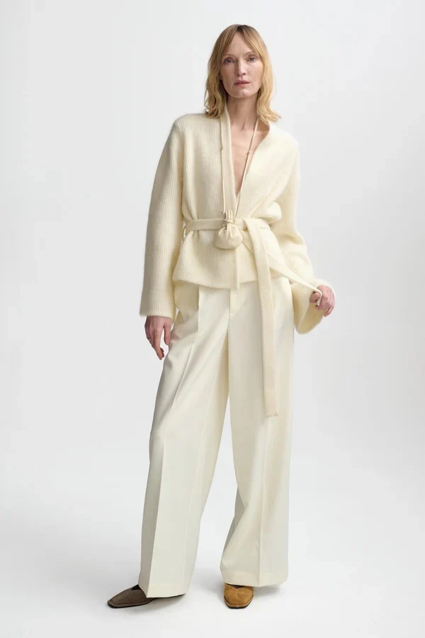 Lila Mohair Cardigan Eggshell - Image 2