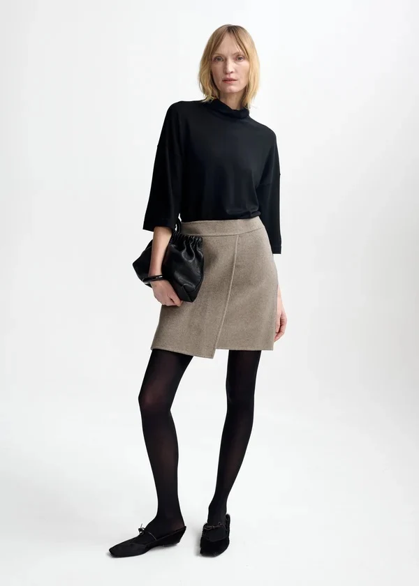 Kaia wool skirt  Dune - Image 3