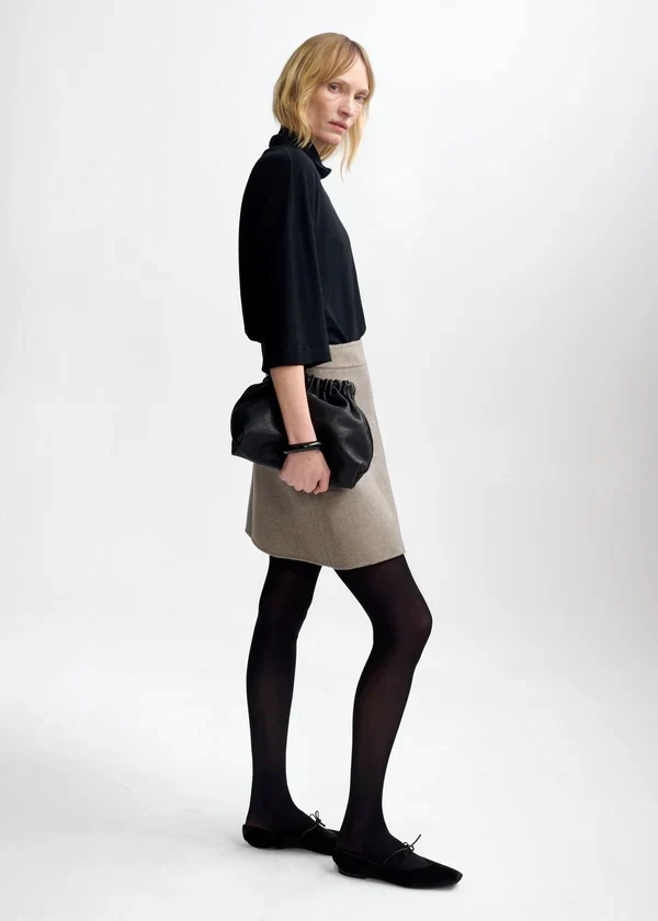 Kaia wool skirt  Dune - Image 4