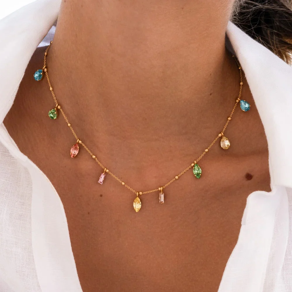GISELA NECKLACE GOLD Dreamscape Combo - Image 2