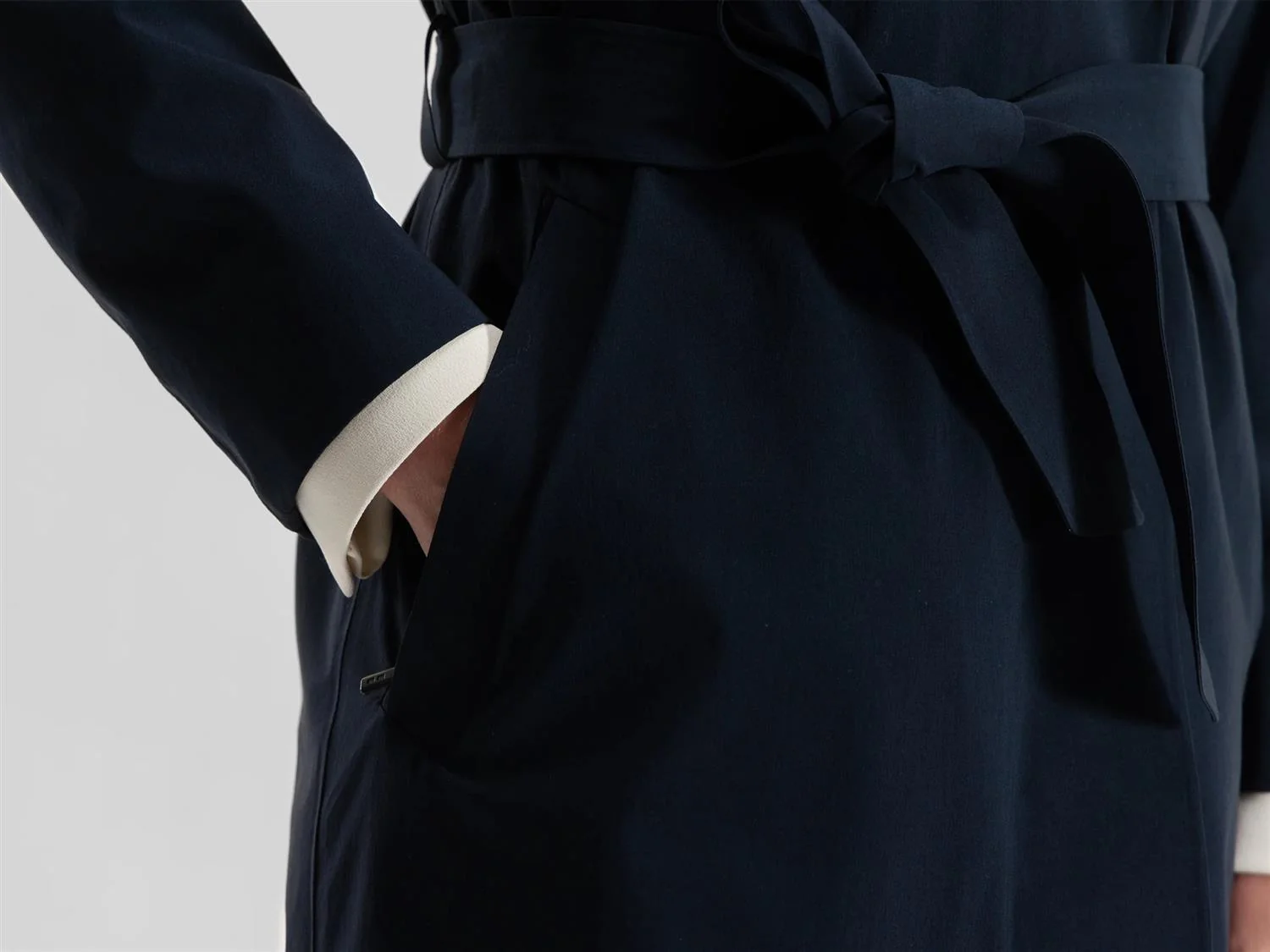 Skylar trench coat  Navy - Image 5