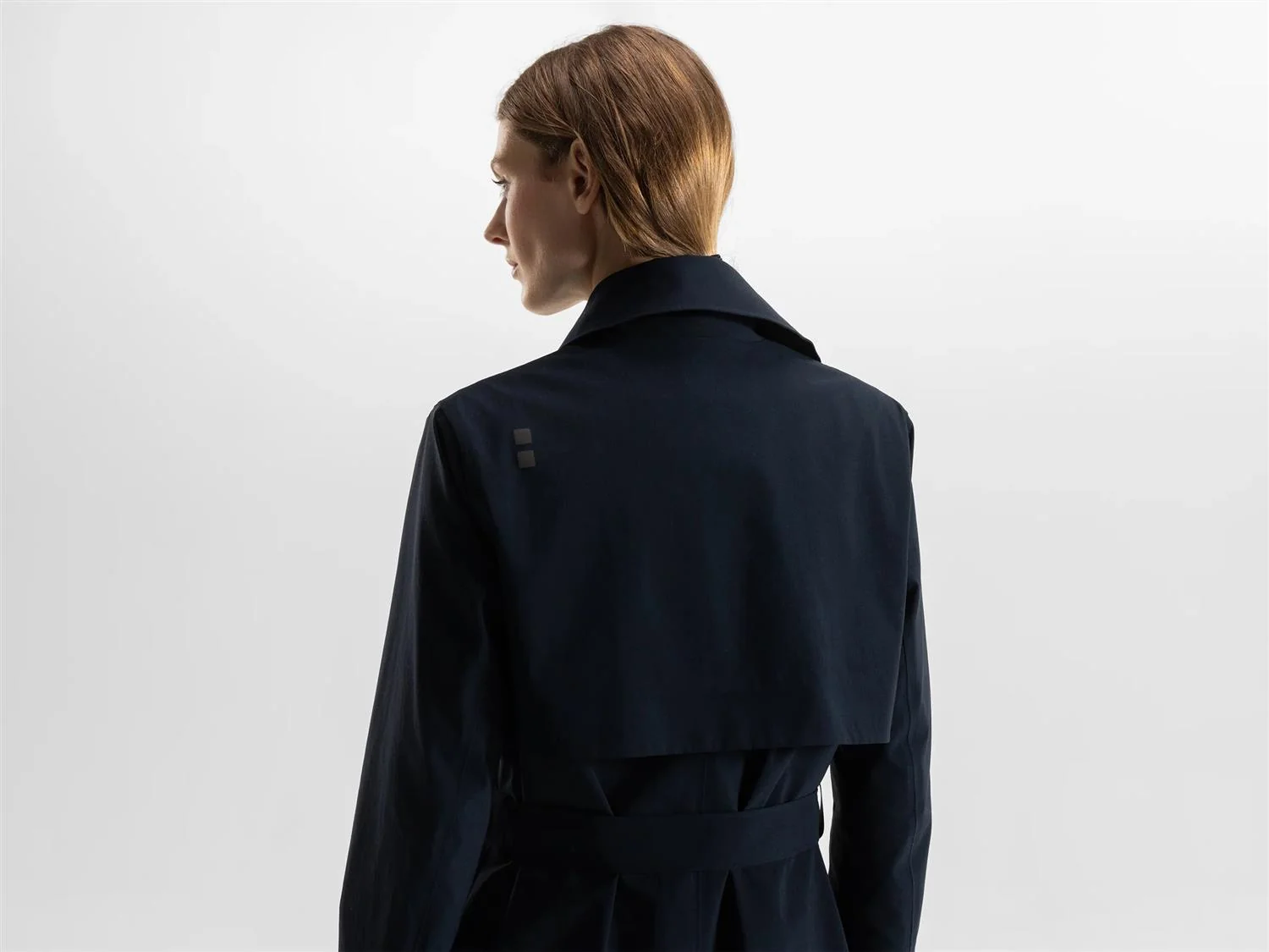 Skylar trench coat  Navy - Image 6