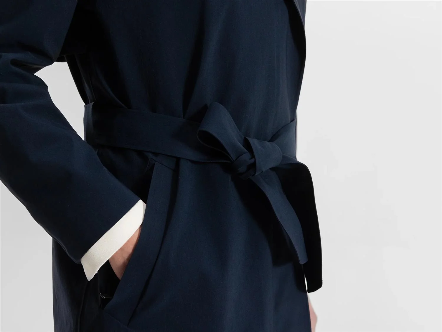 Skylar trench coat  Navy - Image 7