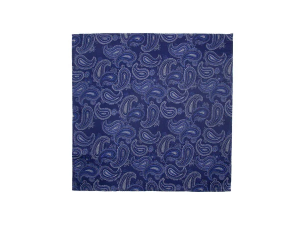 Sløyfe m/lommetørkle Paisley Blå - Image 3