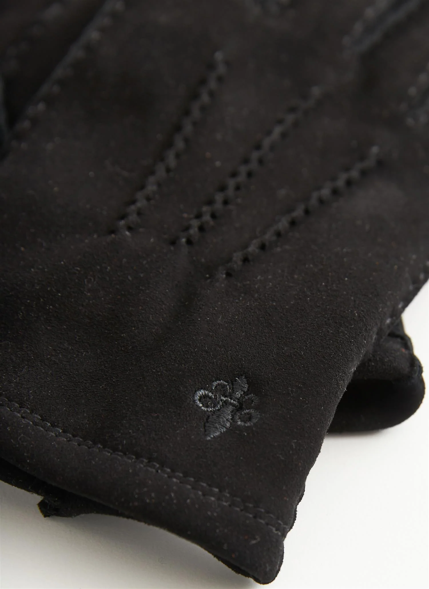 Morris Suede Gloves  Black - Image 2
