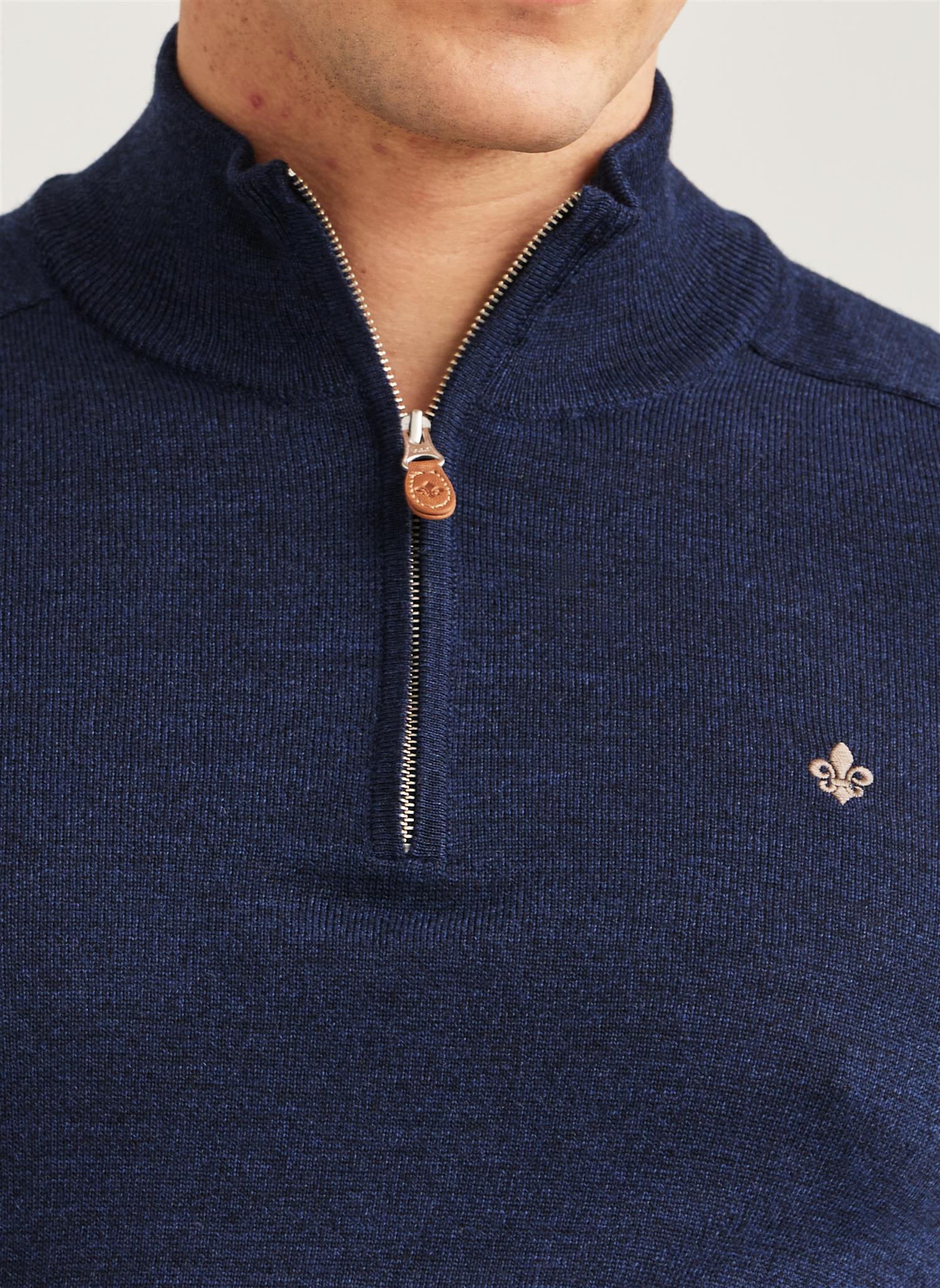 Merino John Zip Blue - Image 4
