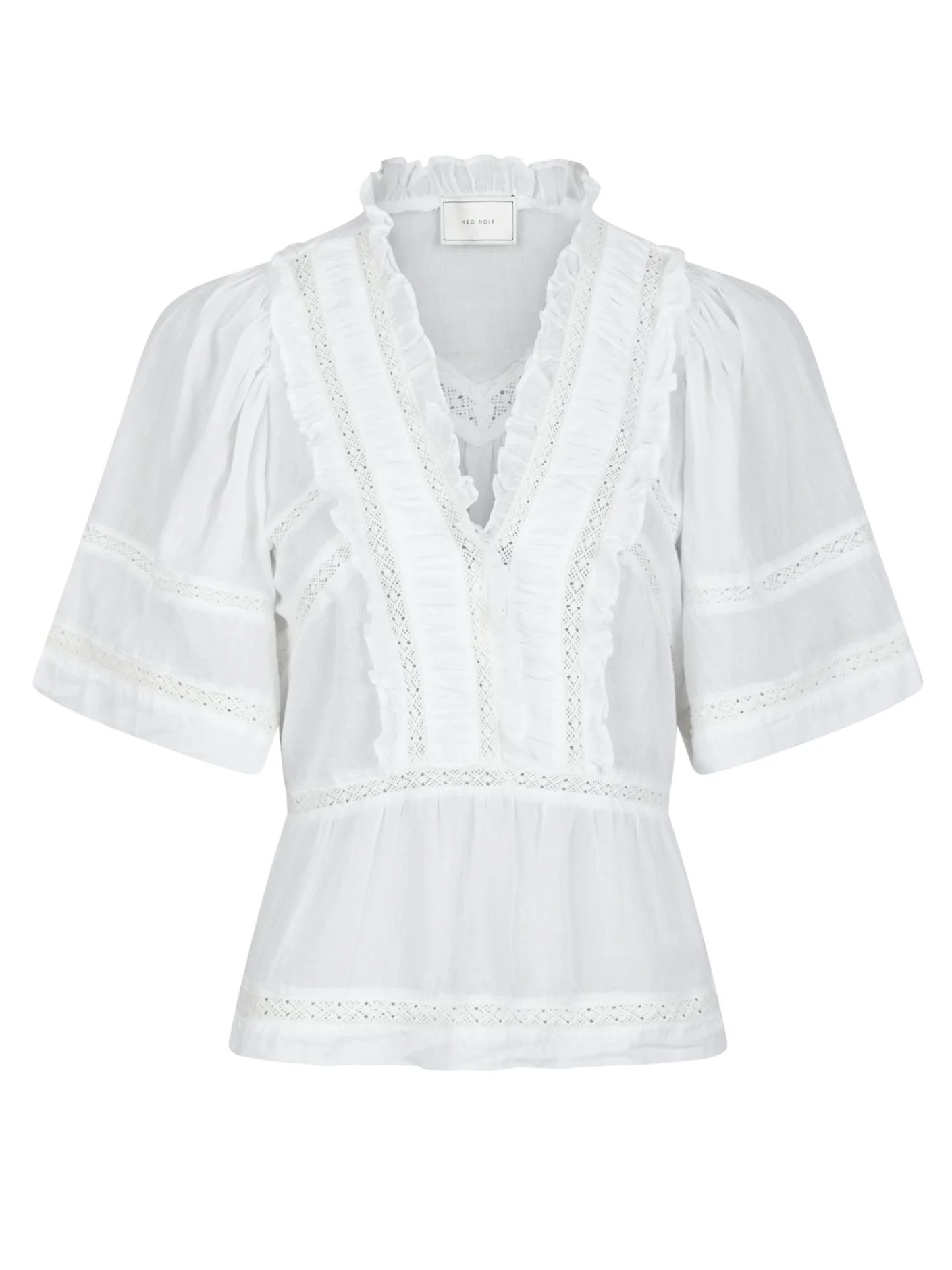 Evienne S Voile Top White