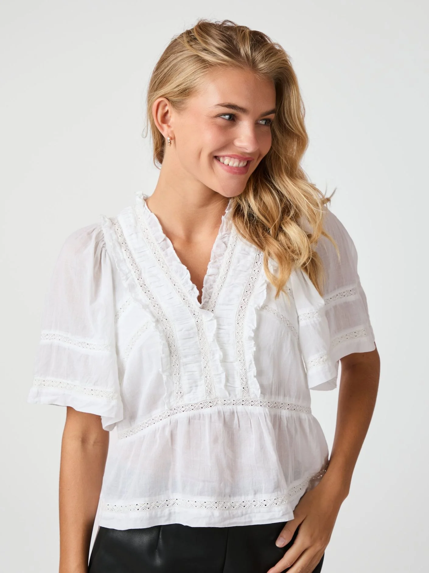 Evienne S Voile Top White - Image 5