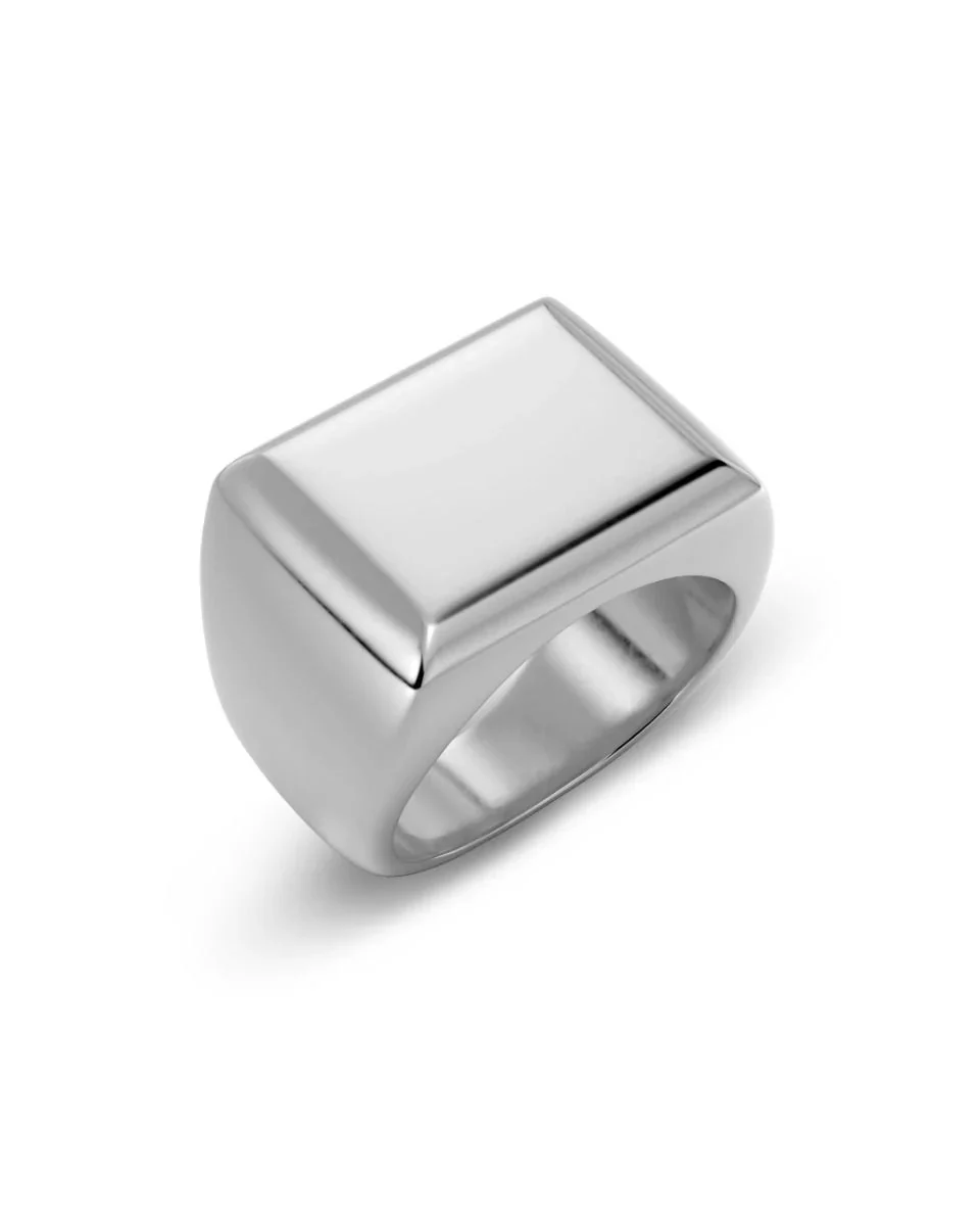Cole Signet Ring Steel Steel - Image 4