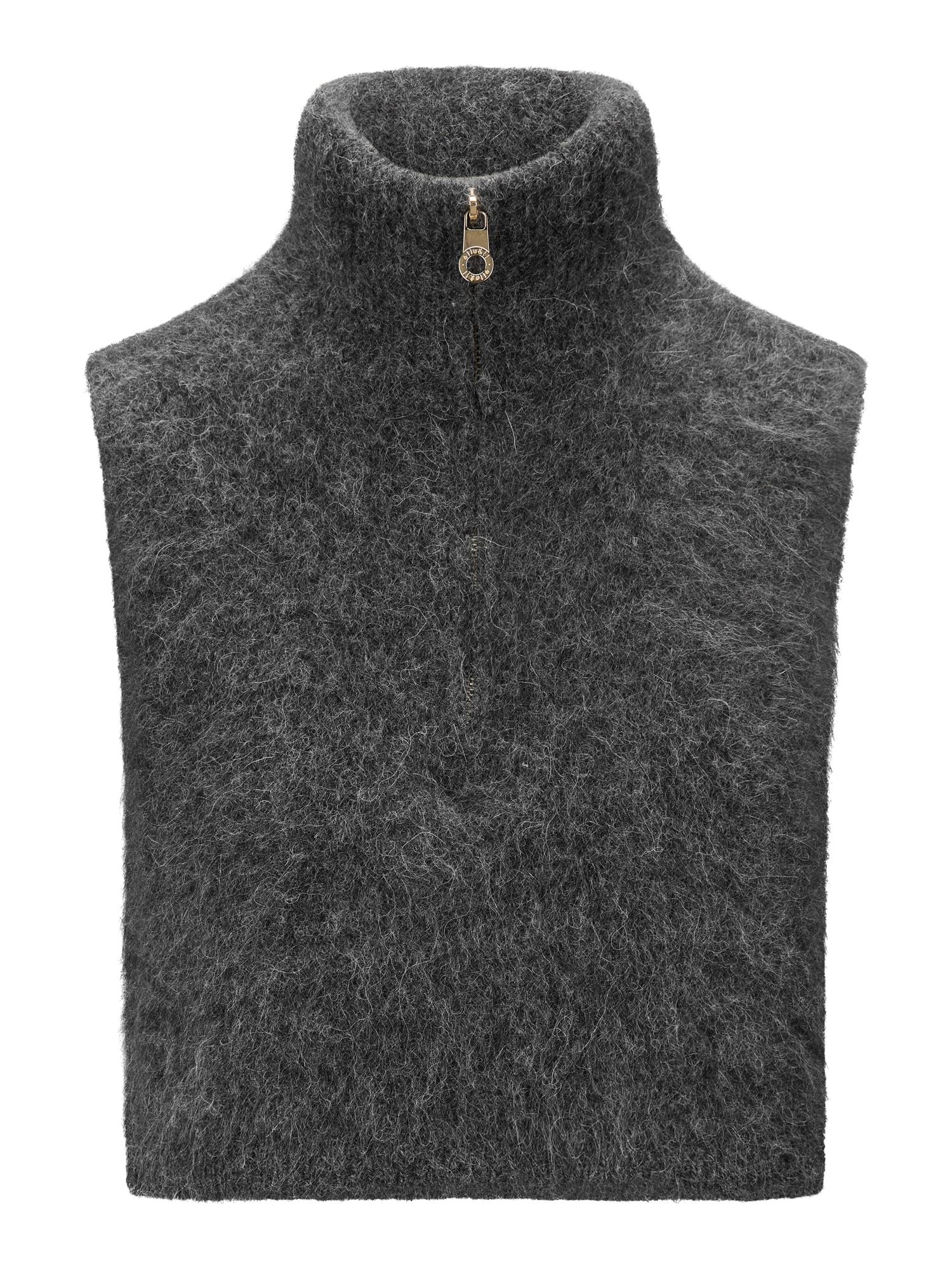 Belinda chunky high neck Charcoal