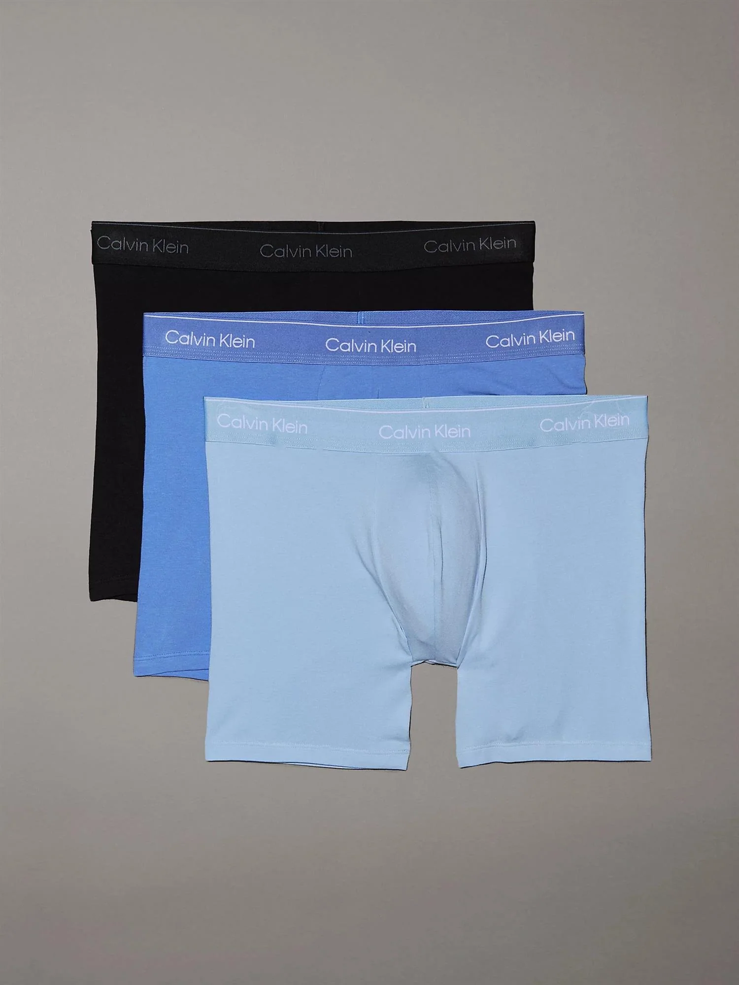 Boxer Brief 3pk - Nos  Black, Glacier, Blue Bell W/ Dtm Wb