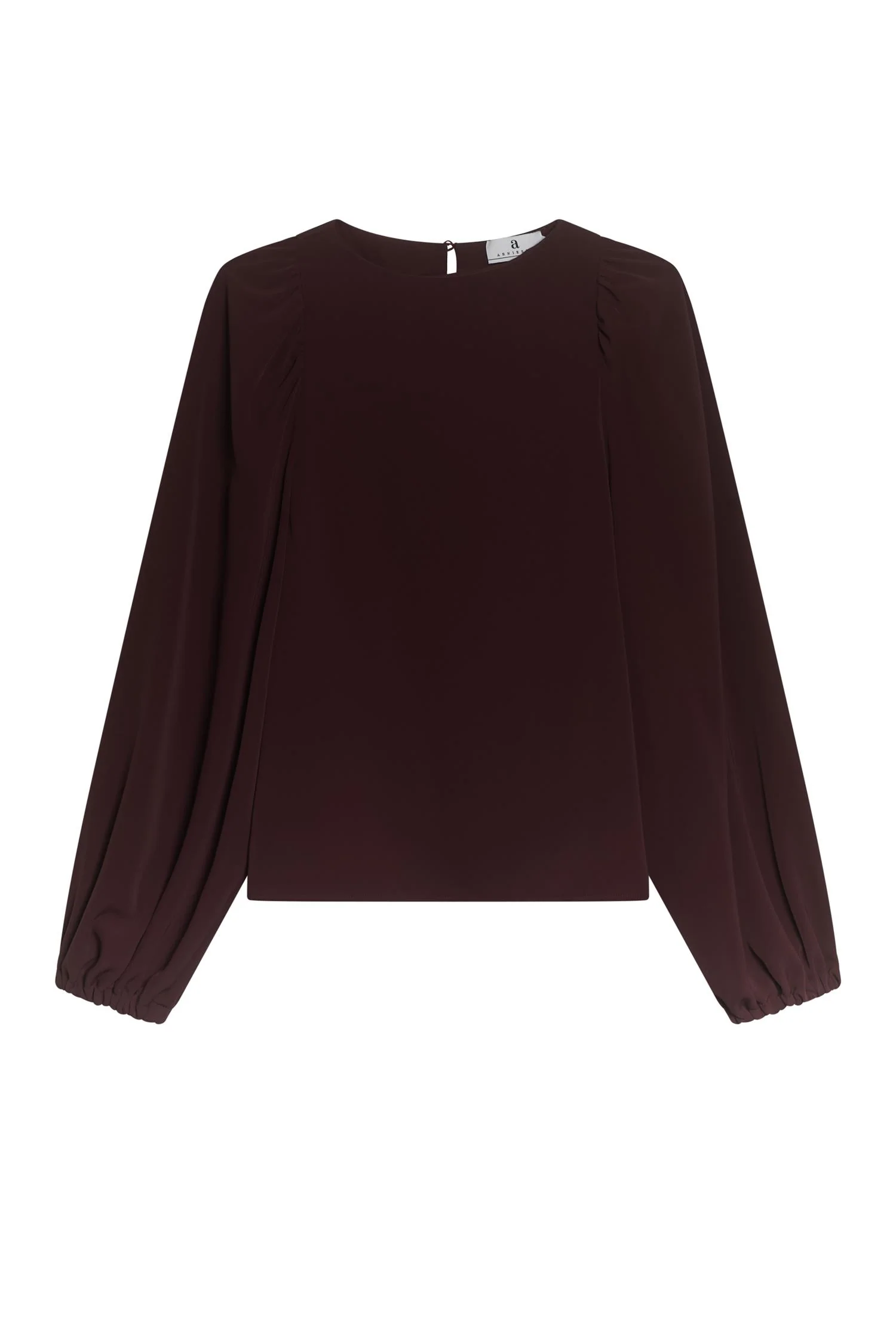 ASHI Crepe Dk Burgundy - Image 2