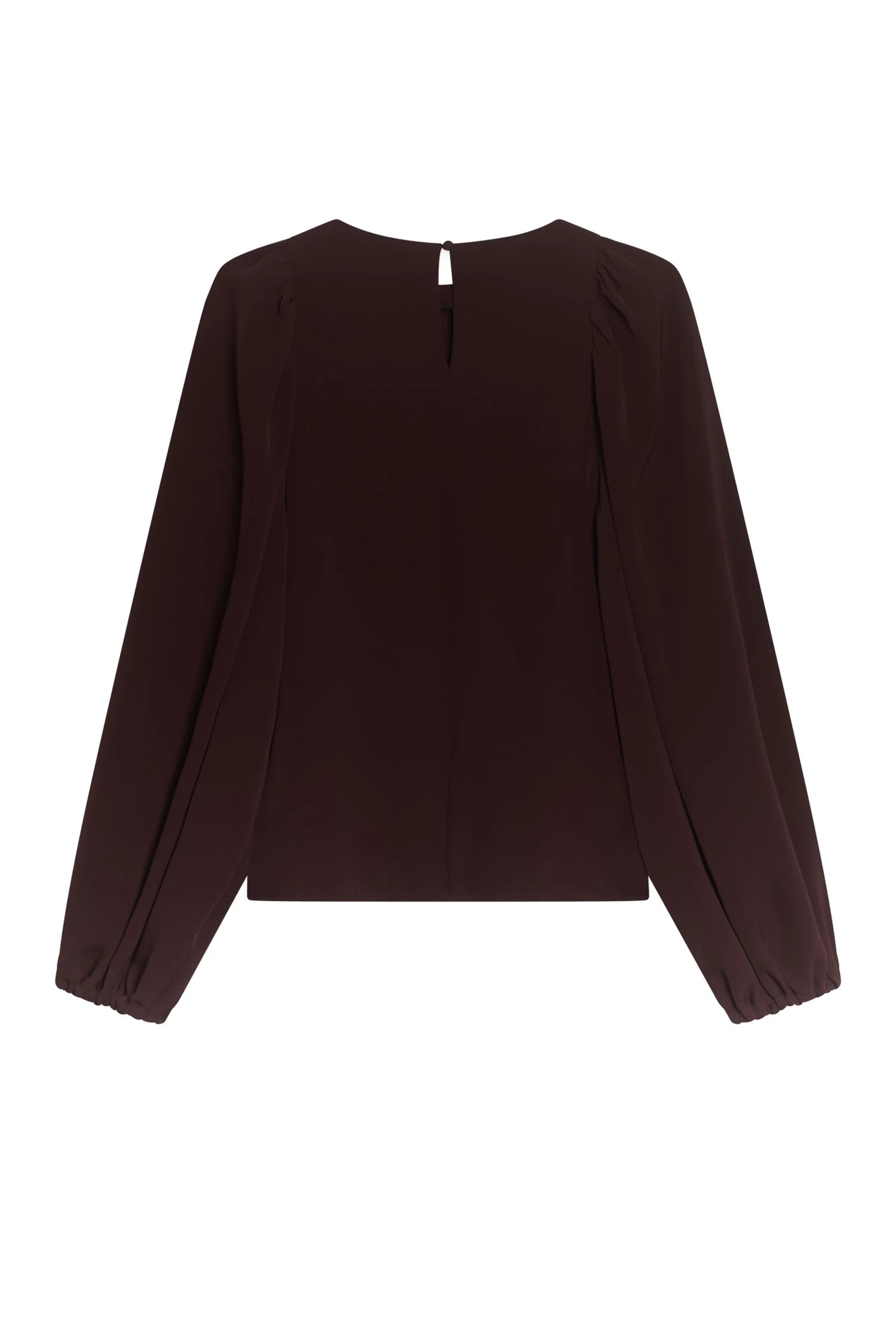 ASHI Crepe Dk Burgundy - Image 4