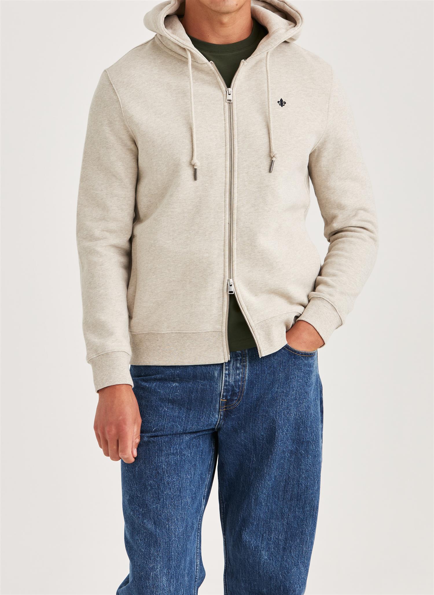 Brandon Lily Zip Hood Khaki