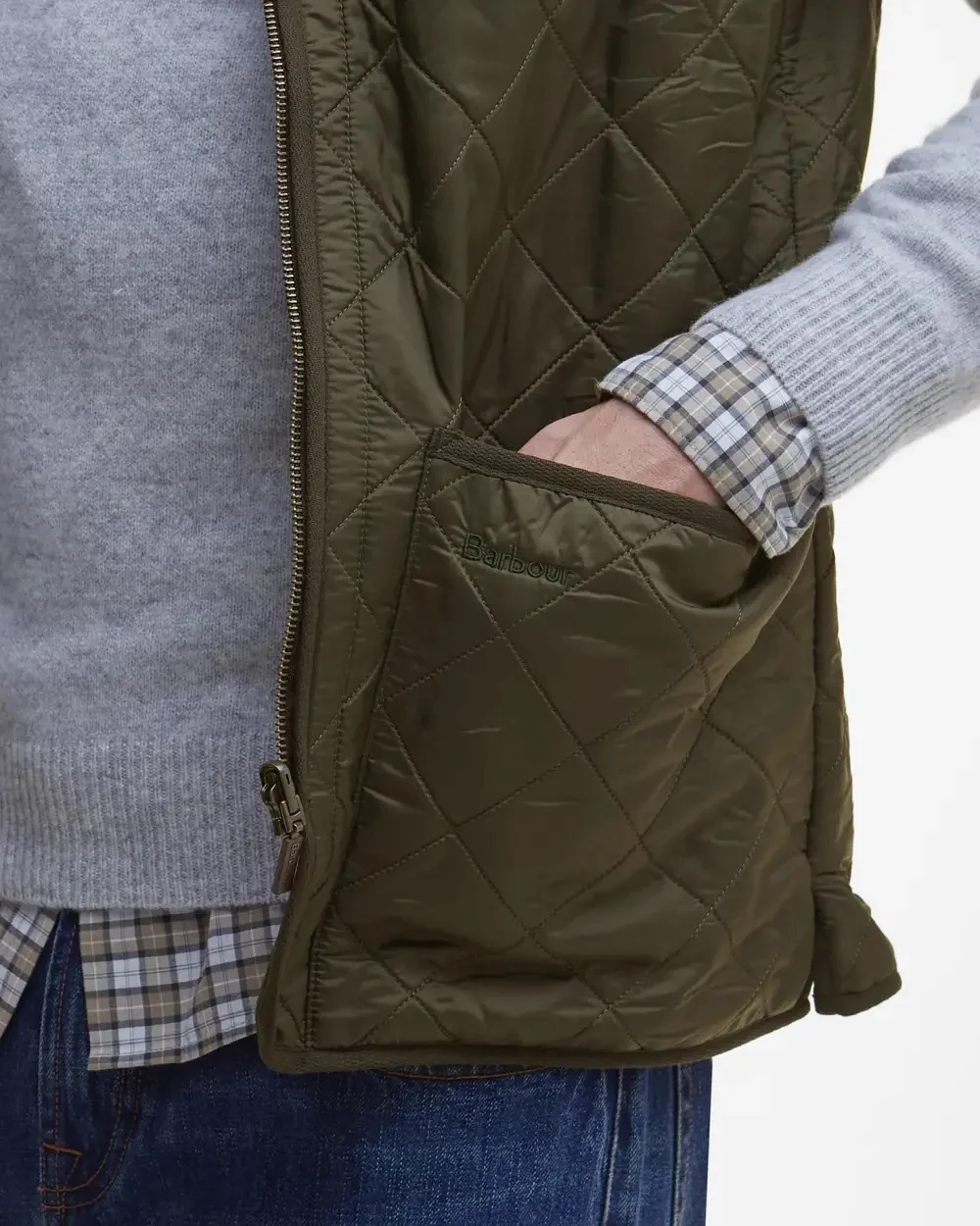 Polarquilt Waistcoat/Zip-In Liner Olive - Image 3