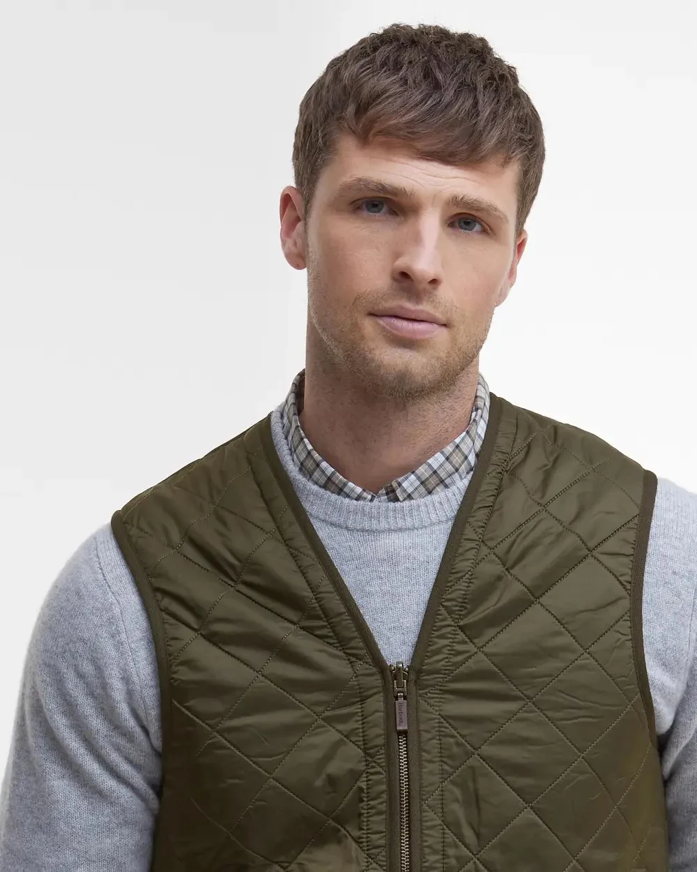 Polarquilt Waistcoat/Zip-In Liner Olive - Image 7