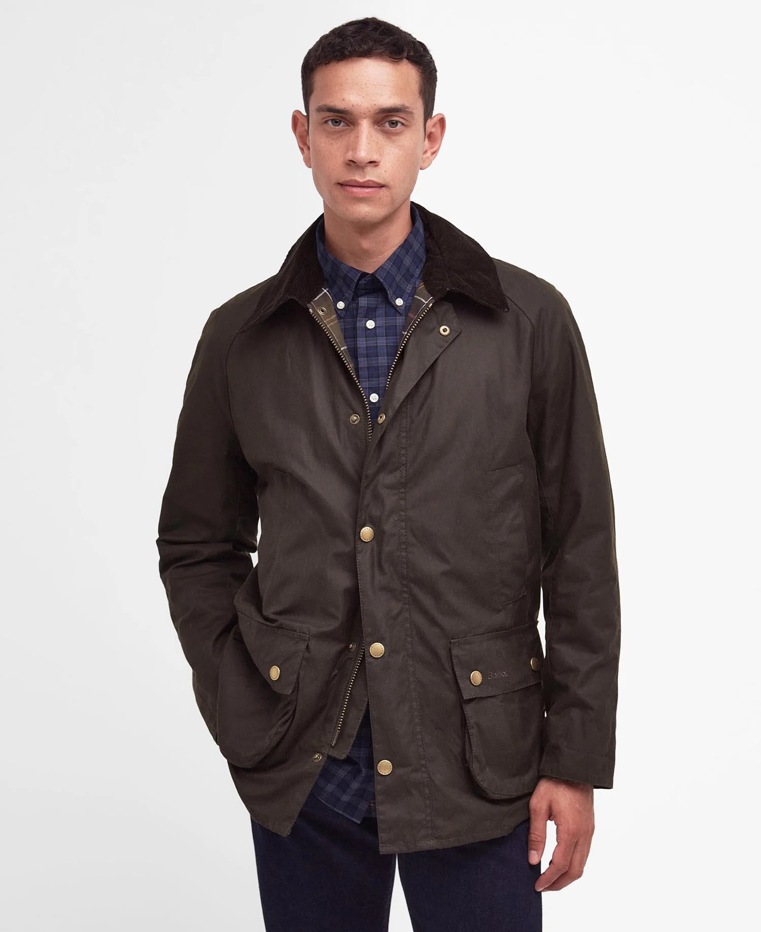 Ashby Wax Jacket  Olive - Image 2
