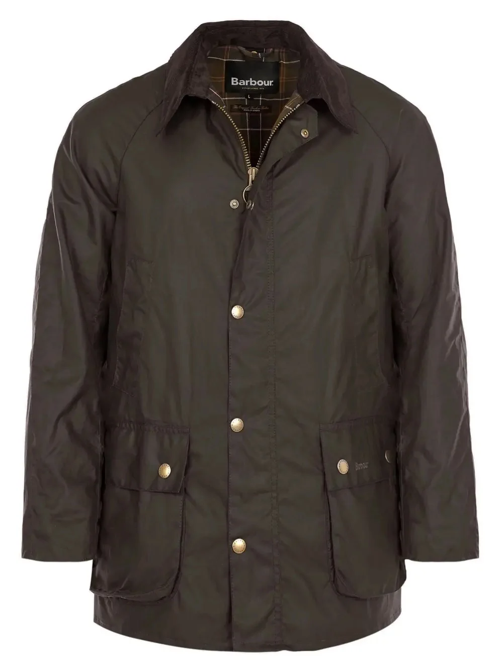 Ashby Wax Jacket  Olive - Image 8