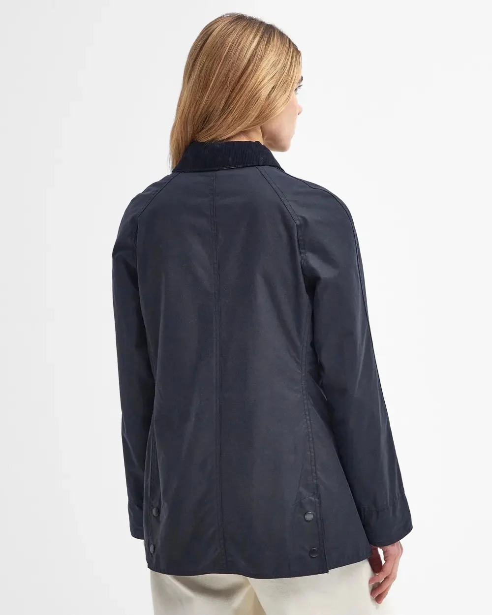 Beadnell Wax Jacket  Navy - Image 8