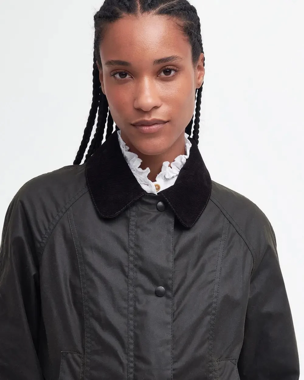 Beadnell Wax Jacket Olive - Image 7