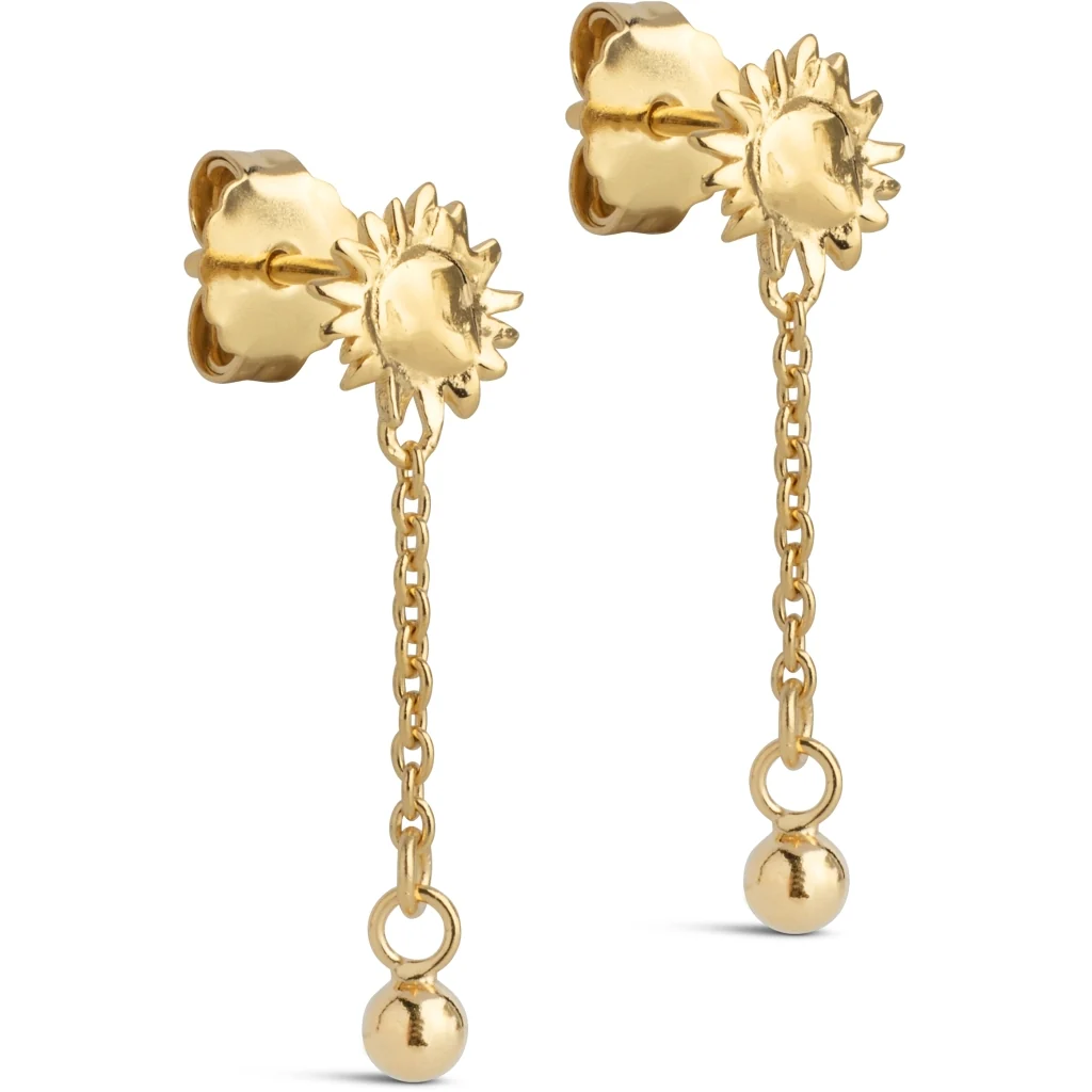 Earrings, Sunshine Drop 925S/Gp