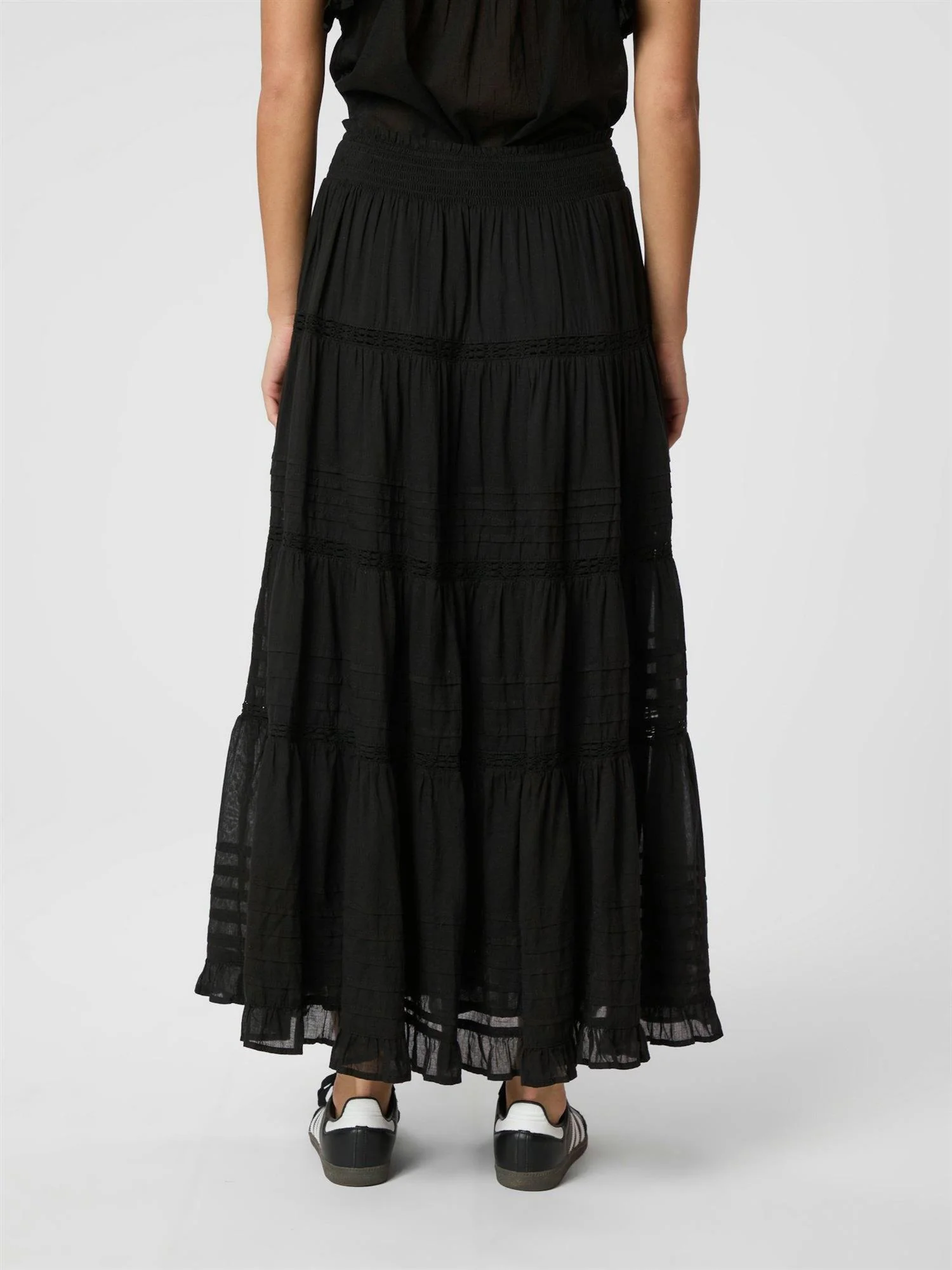 Felicia S Voile Skirt  Black - Image 4