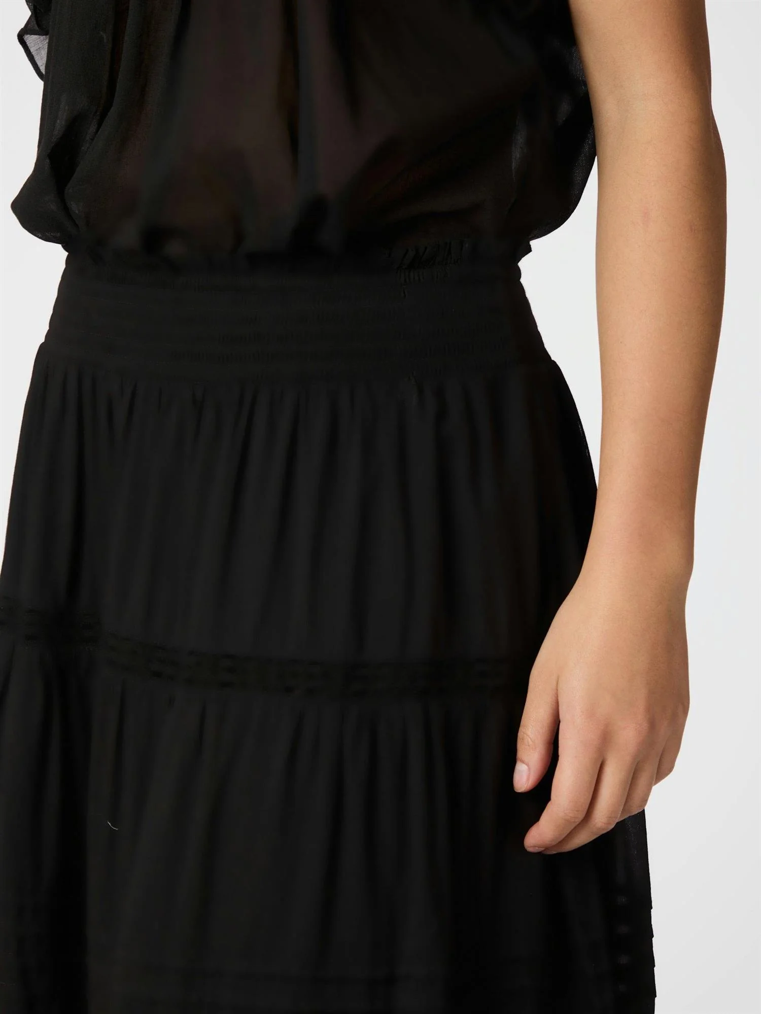 Felicia S Voile Skirt  Black - Image 5