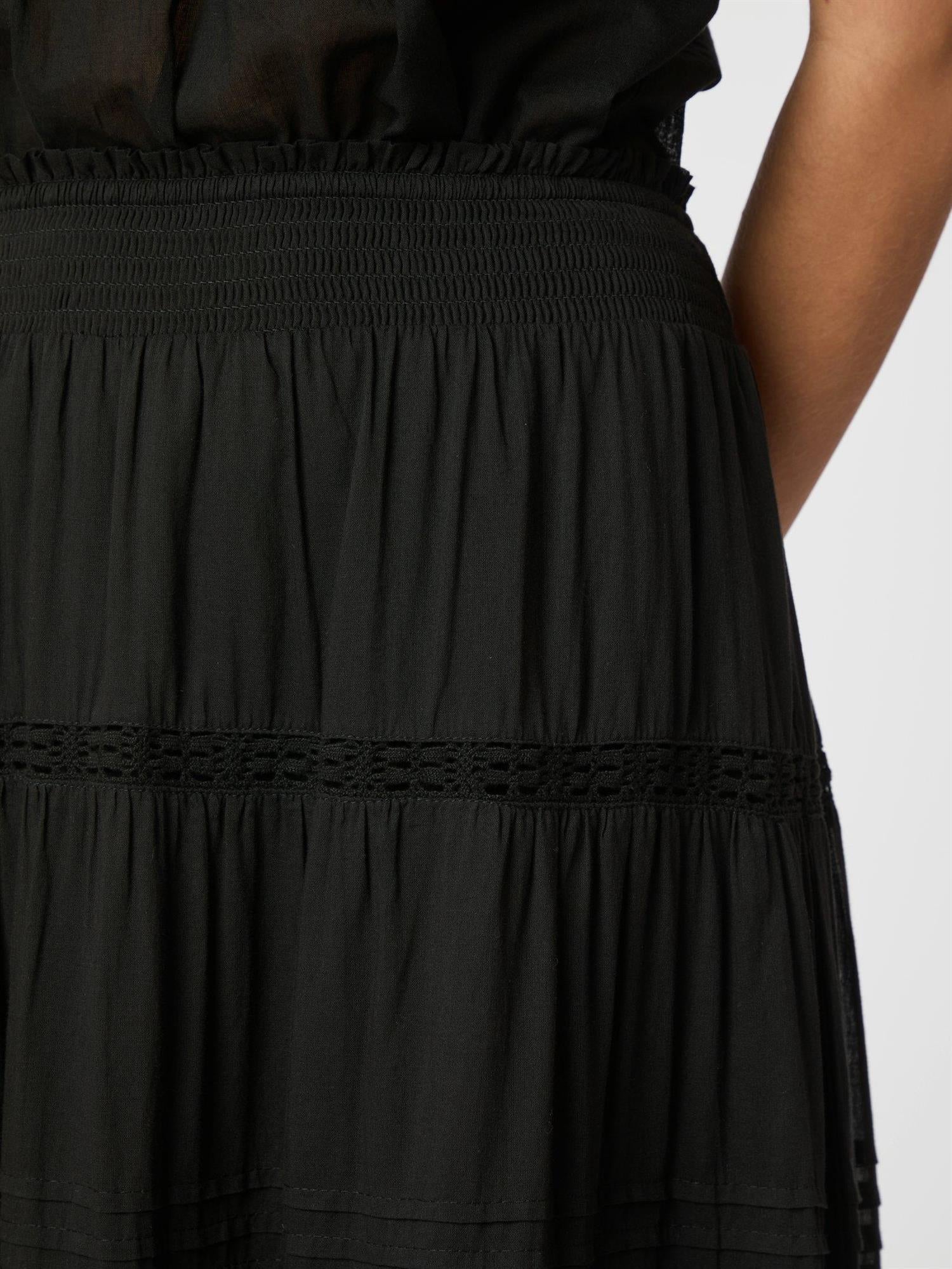 Felicia S Voile Skirt  Black - Image 6