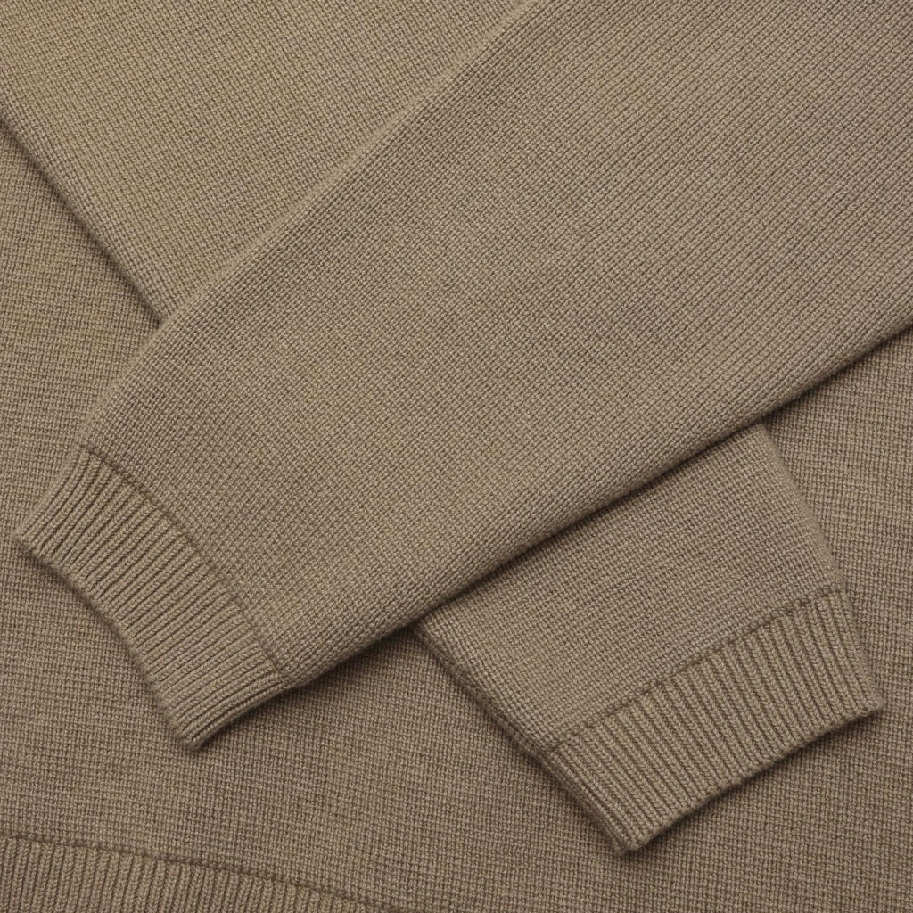 Zipper Knit Cardigan  Moss - Image 3