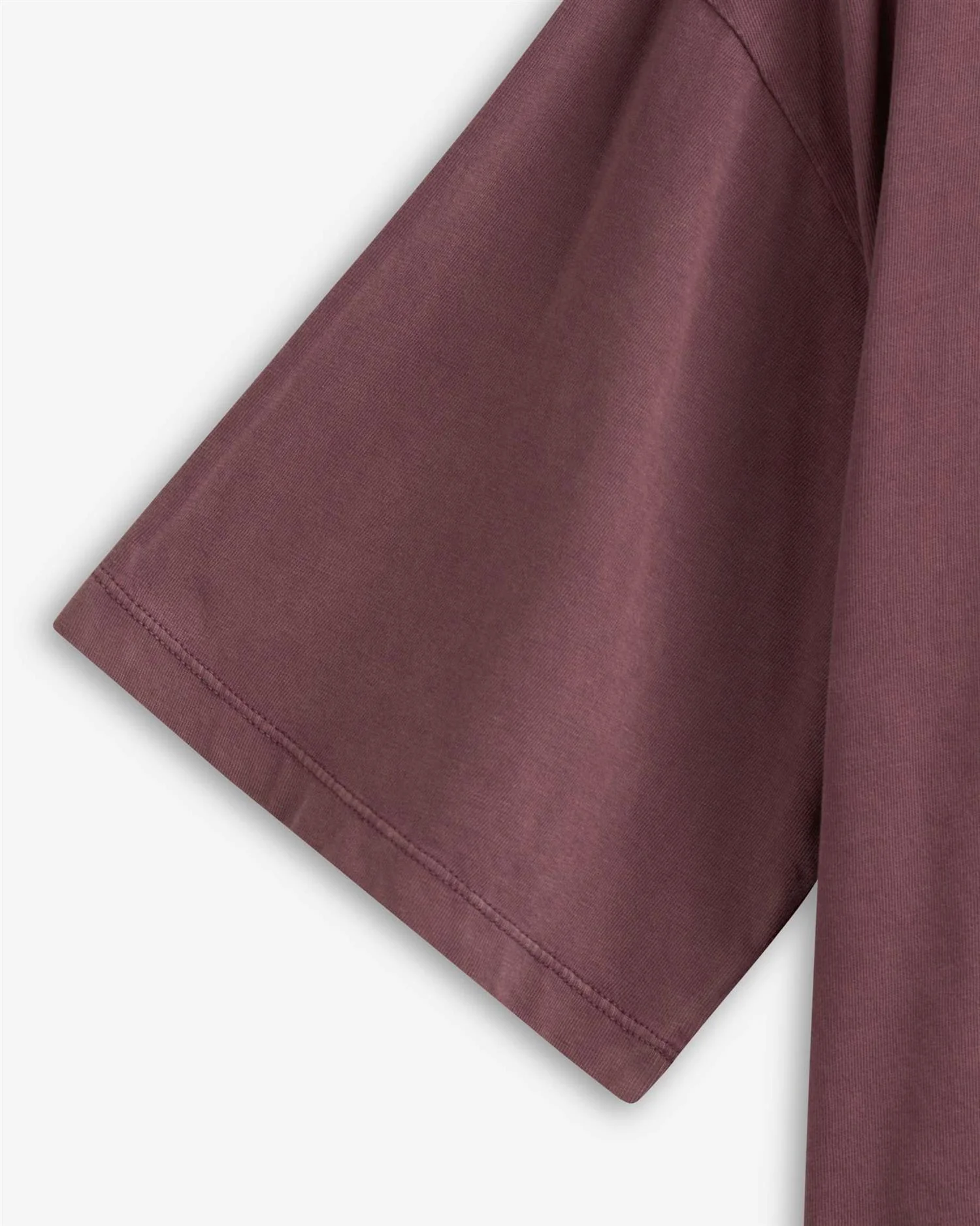 ROCKY CROPPED TEE  Washed Burgundy - Image 3