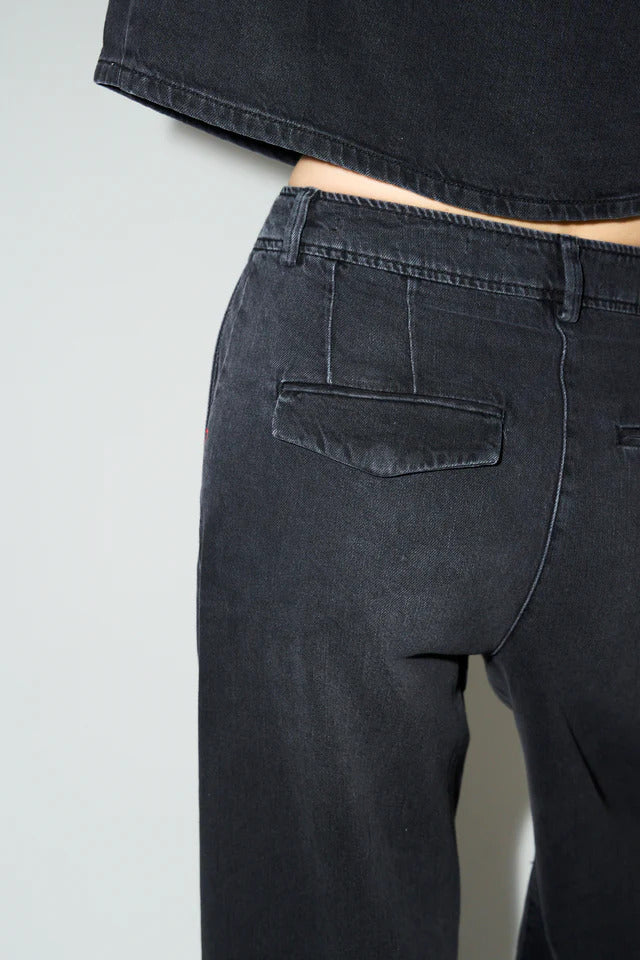 Ellen French Jeans Wash Milano Black Black - Image 3