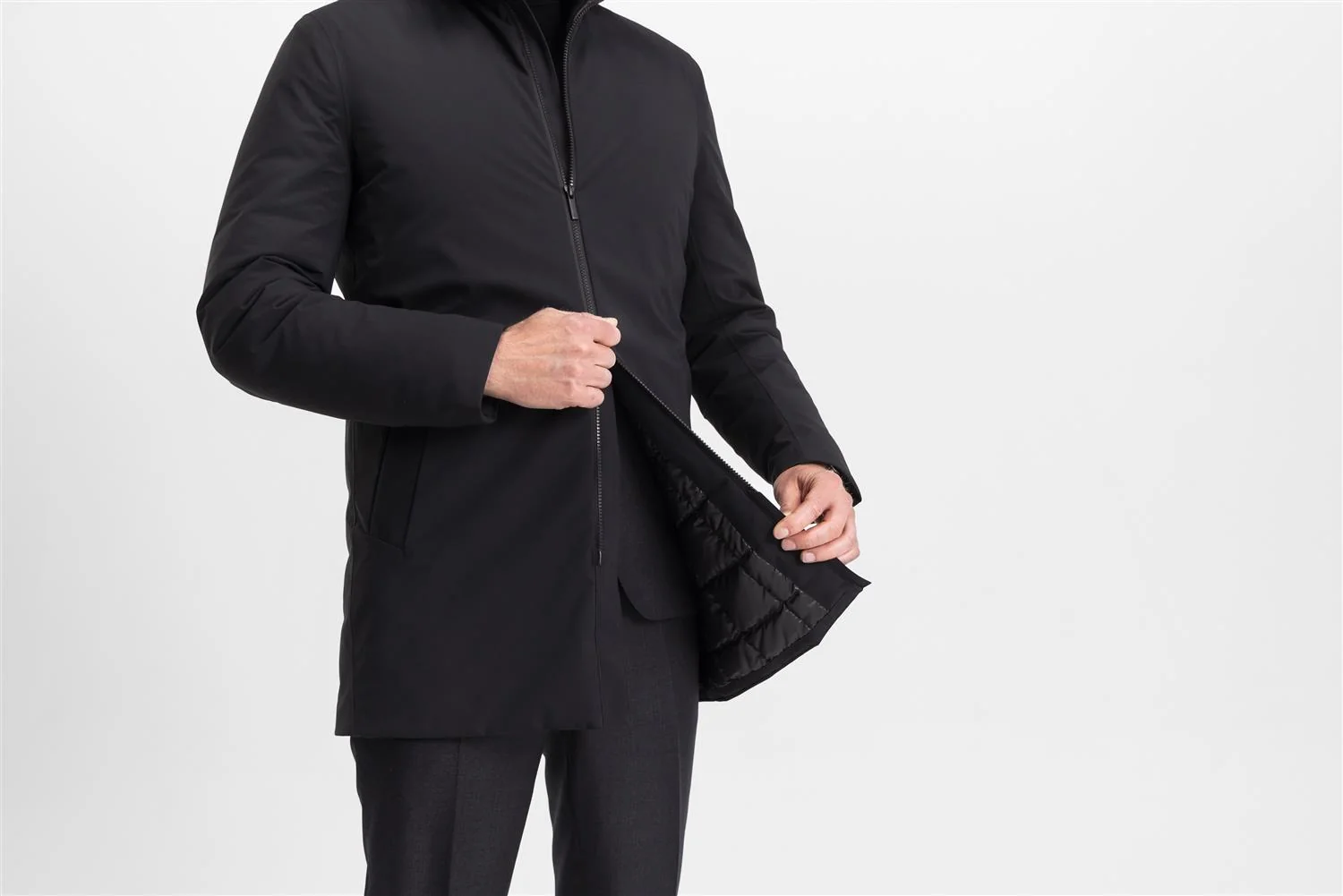 Quantum coat Black - Image 10