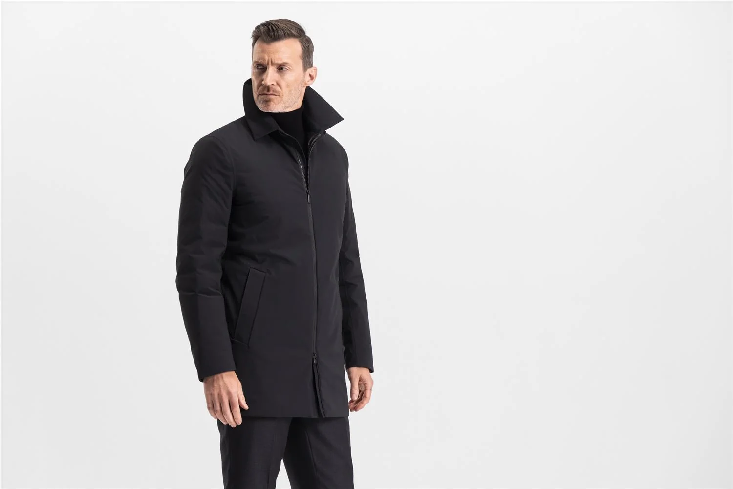Quantum coat Black - Image 4