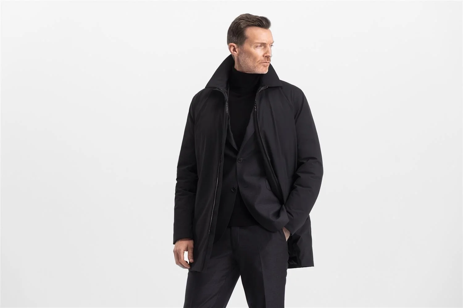 Quantum coat Black - Image 5