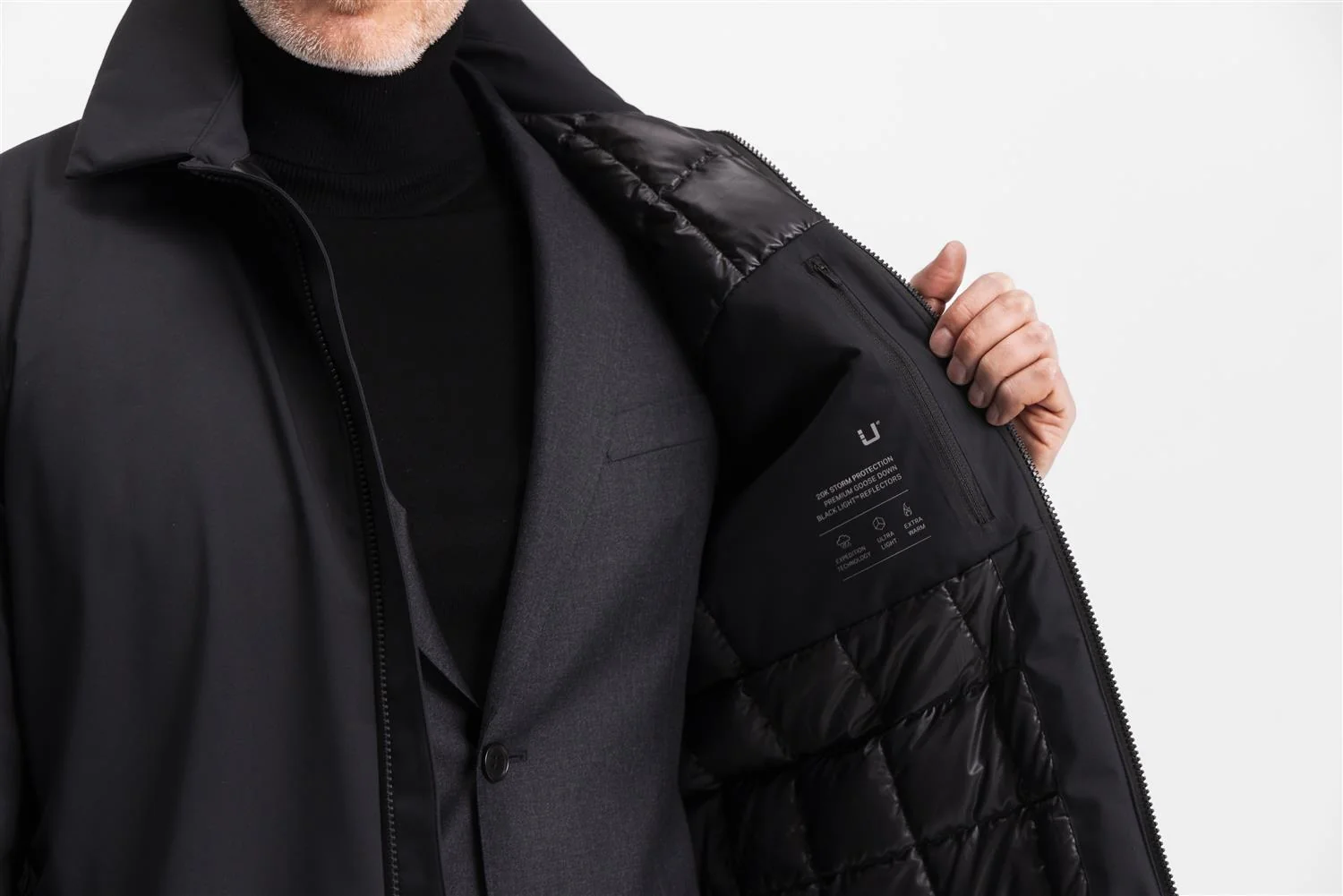 Quantum coat Black - Image 8