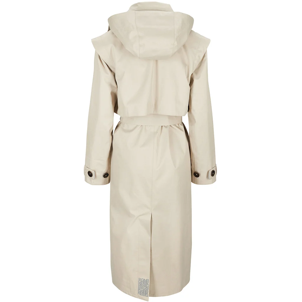 Regndråpe Trench Coat Sand - Image 2