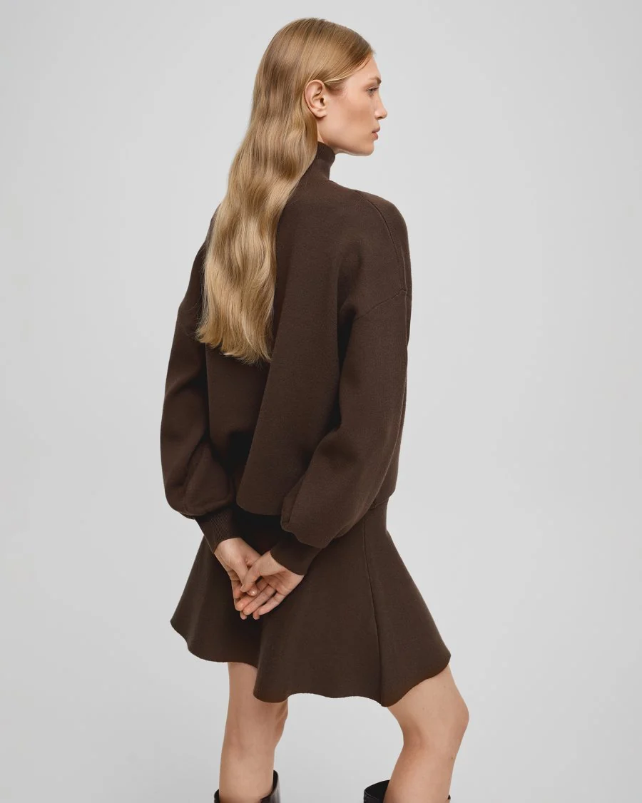 Mschmercy East Skirt Brown - Image 3