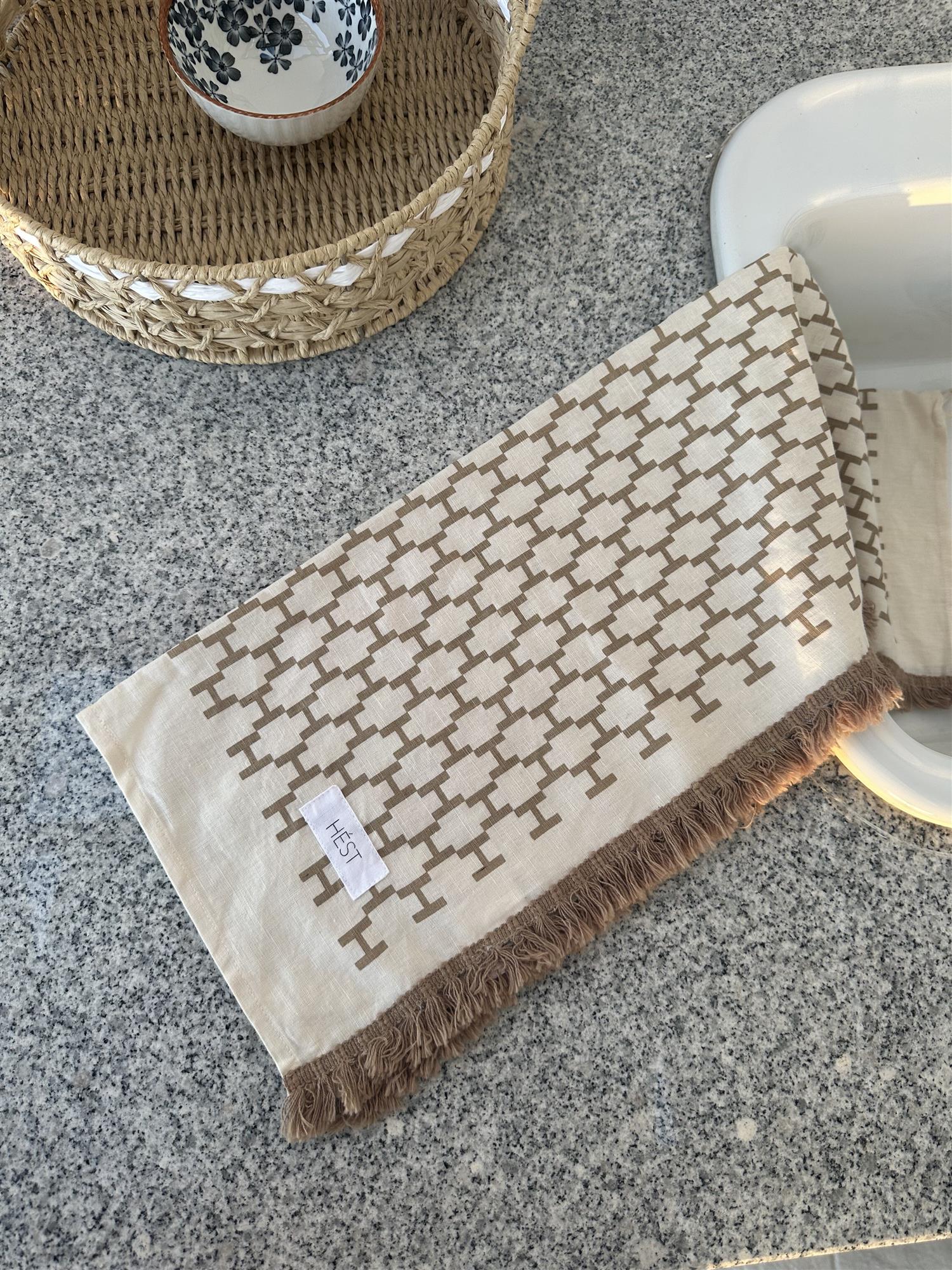 LINEN TOWEL  Beige Tavertine - Image 2
