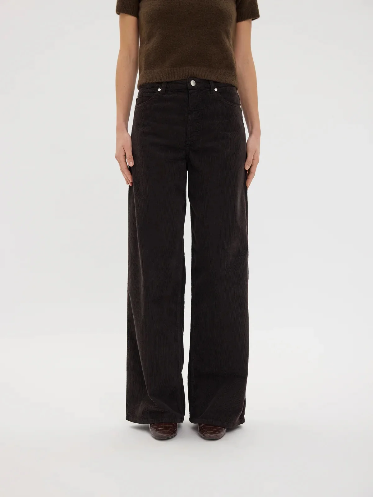 Abbyfv 393 Dark Coffee Corduroy