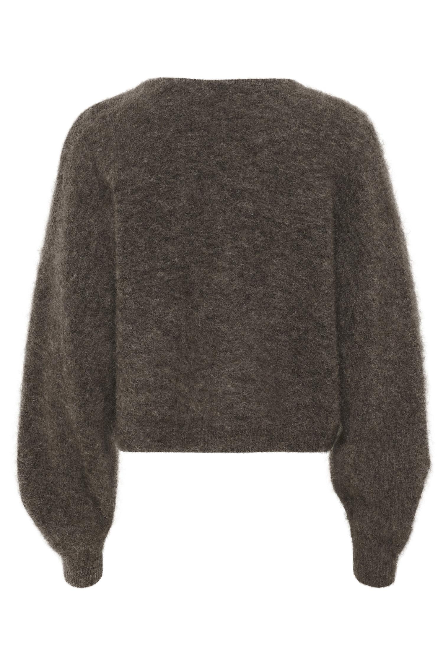 debbie cardigan Chestnut Melange - Image 2