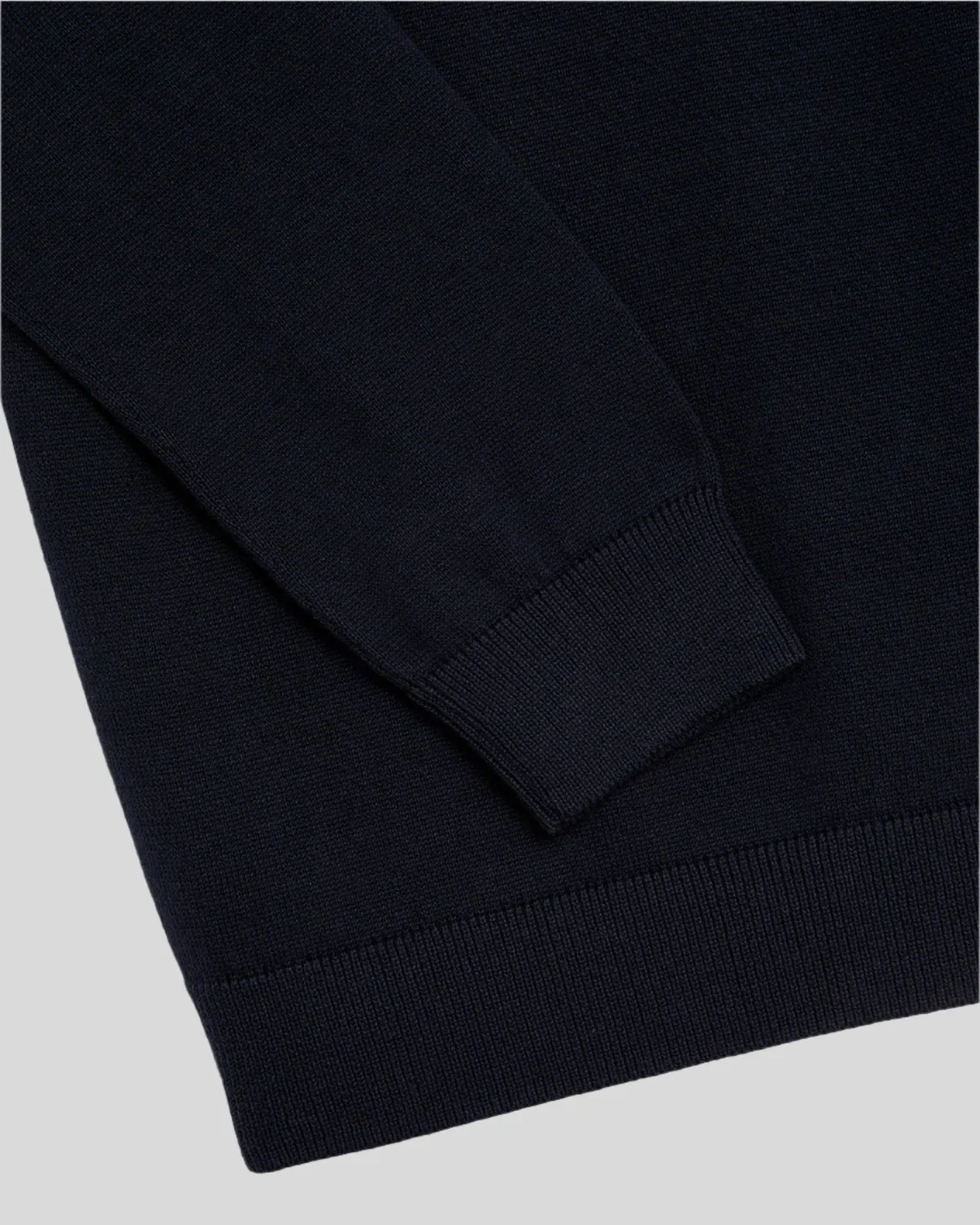 1/4 Zip Jumper Dark Navy - Image 3