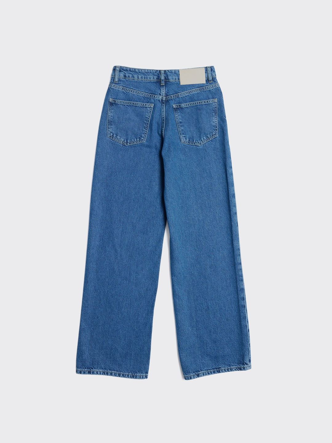 W Wide Jeans Mid Blue - Image 3